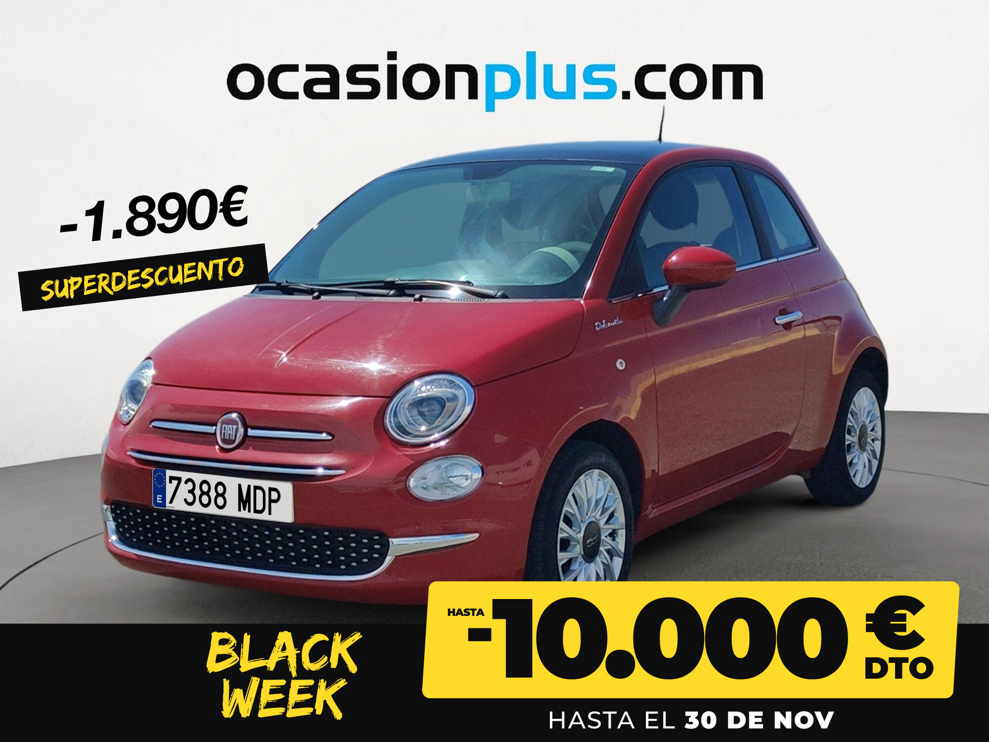 FIAT 500 (1.0 Hybrid Dolcevita 51 kW (70 CV)) en Madrid