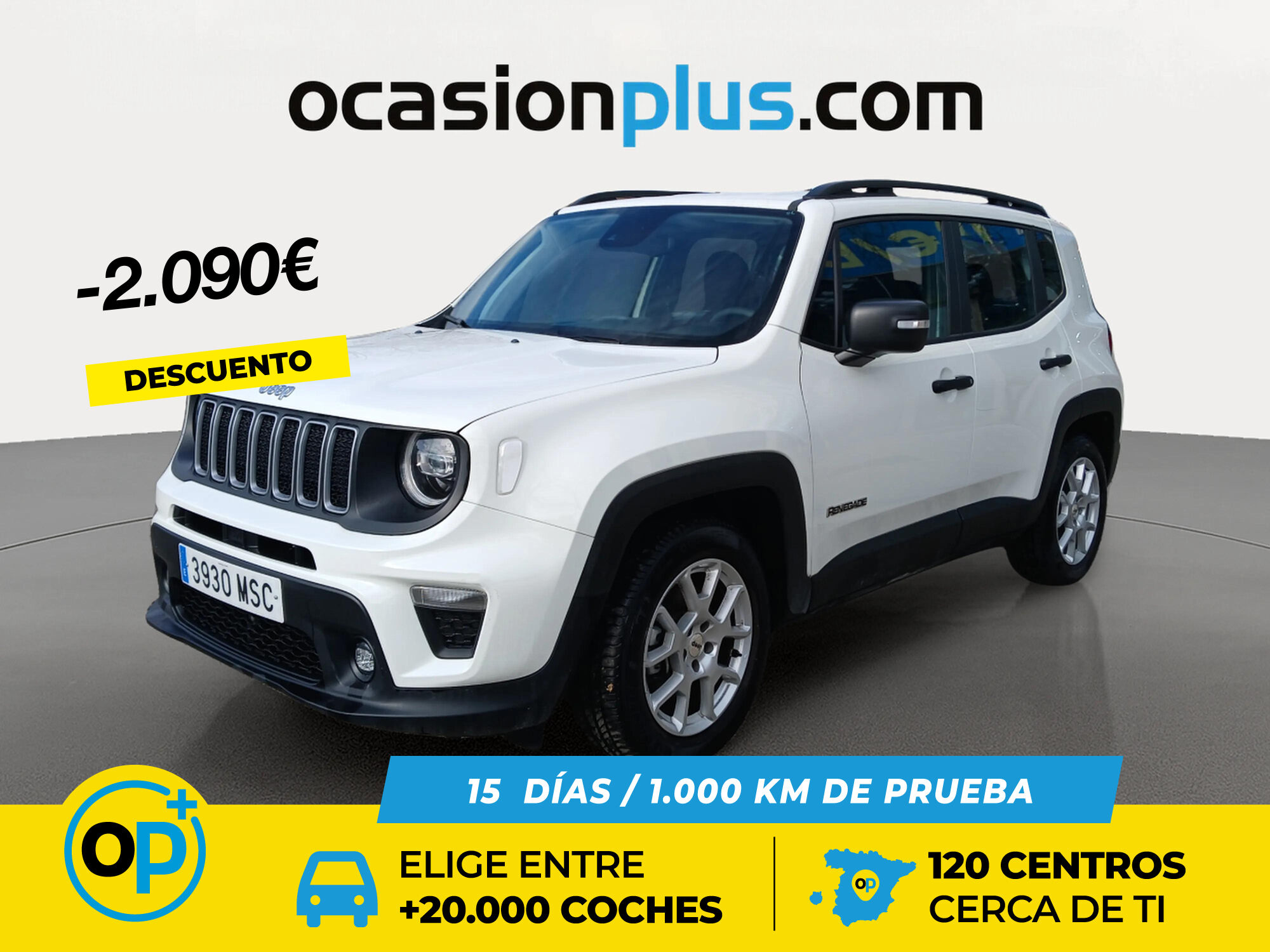 JEEP Renegade (eHybrid 1.5 Altitude DCT 96 kW (130 CV)) en Madrid