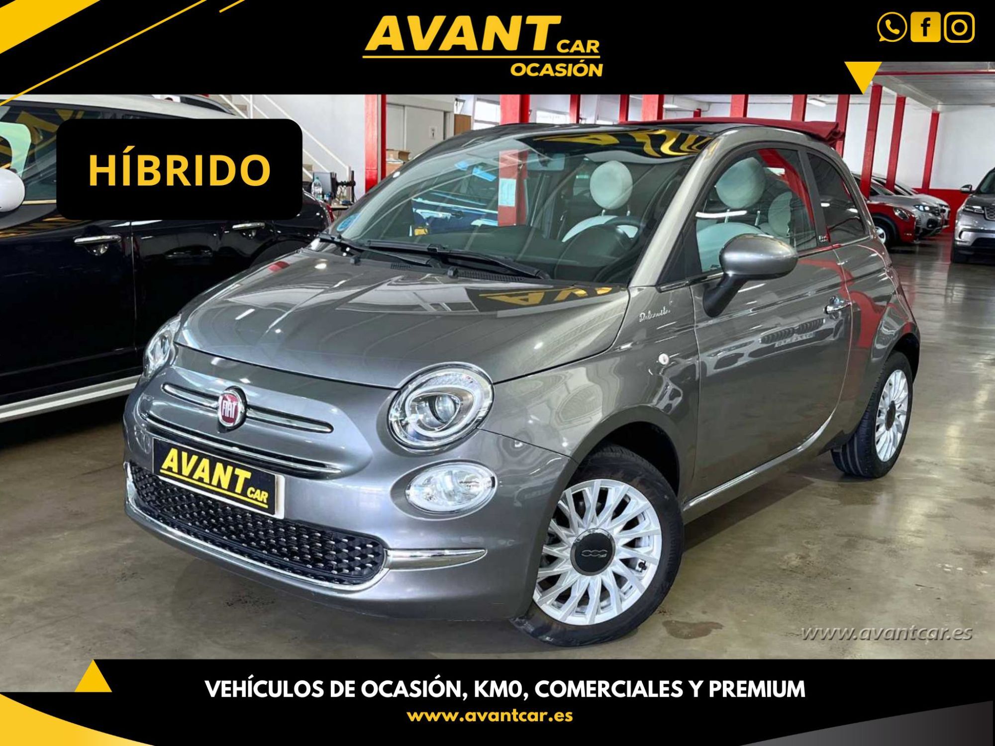 FIAT 500 (1.0 Hybrid Dolcevita 52kW) en Palmas, Las