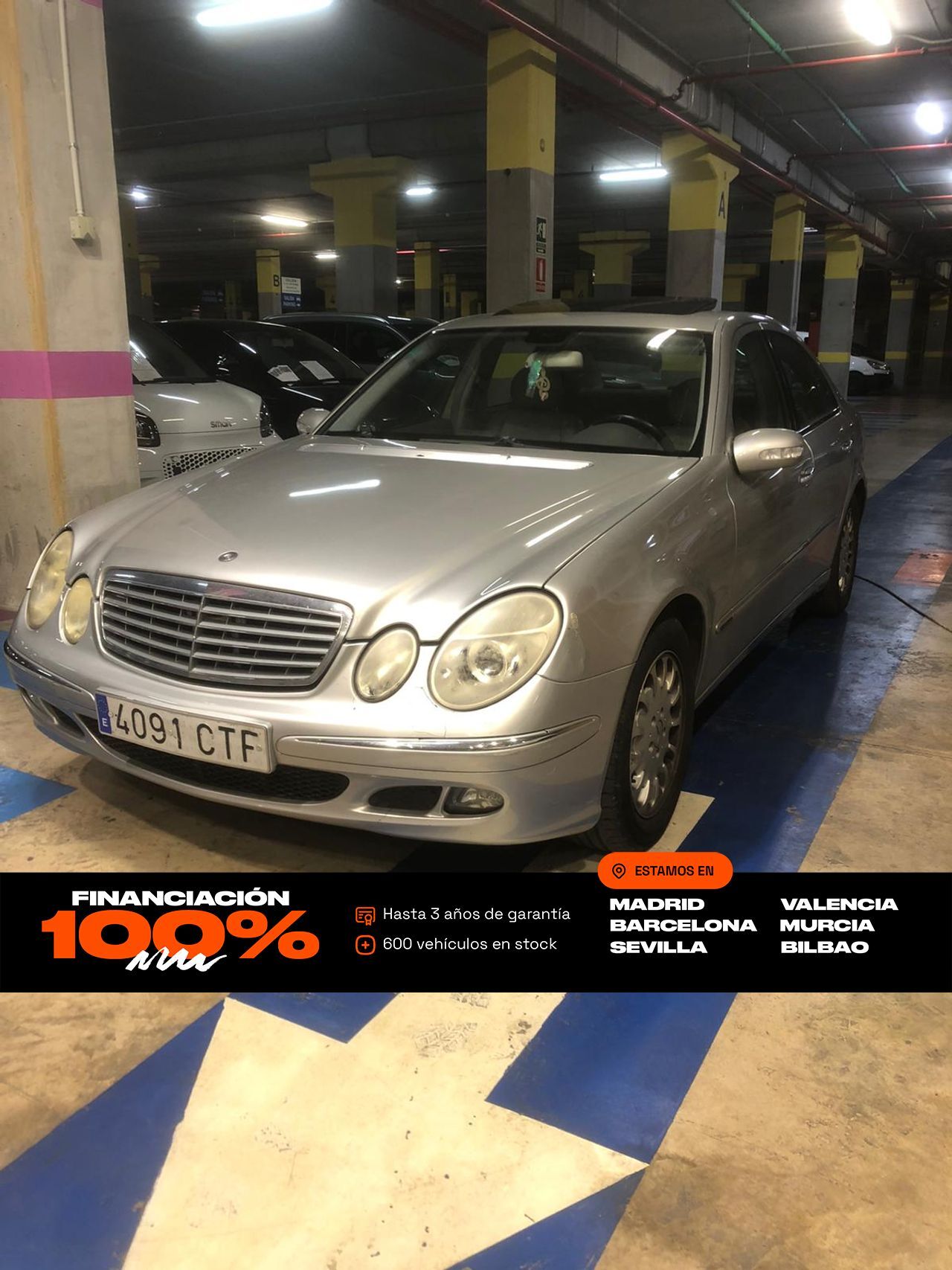 MERCEDES Clase E (E 270 CDI AVANTGARDE) en Madrid