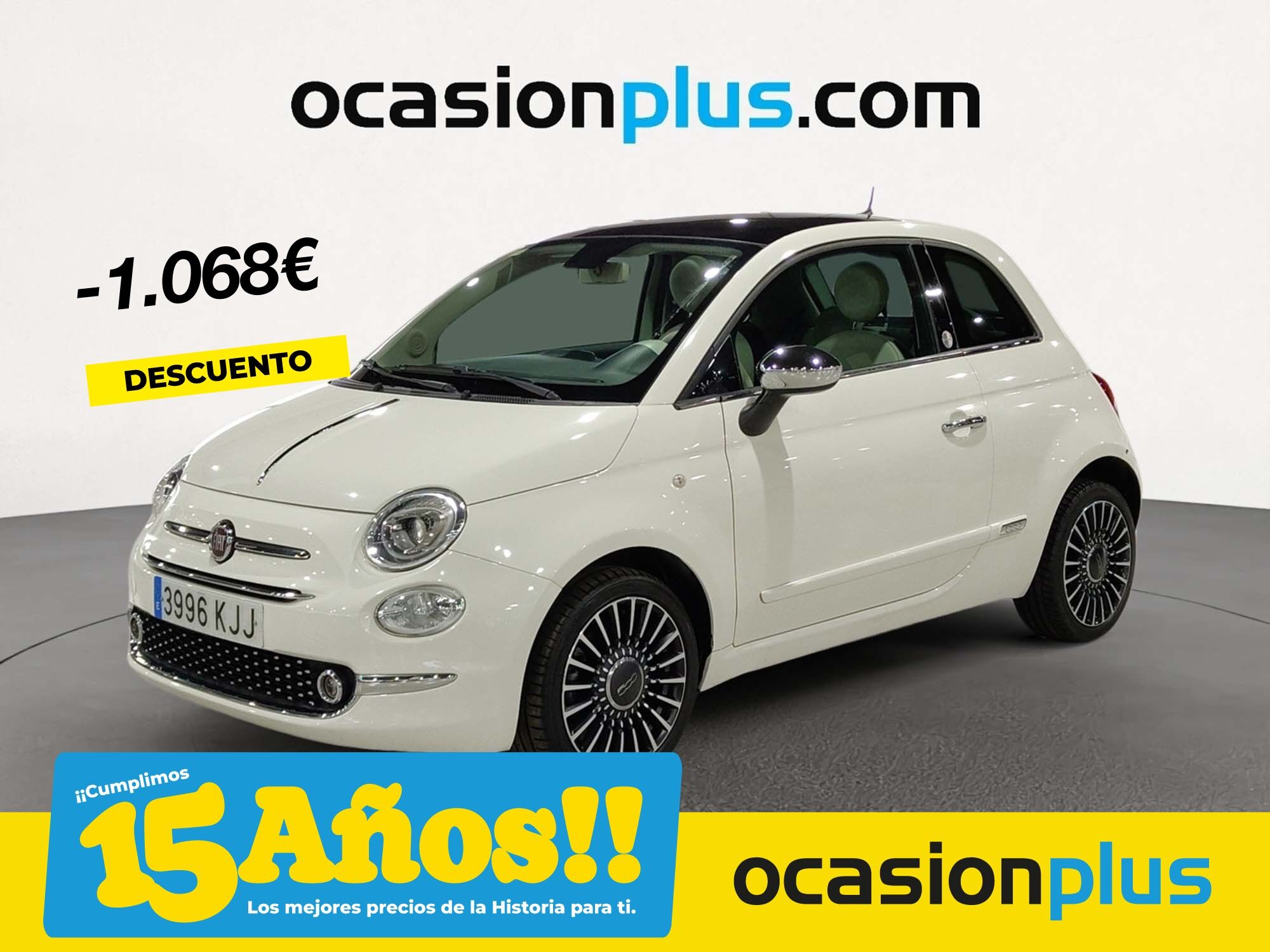 FIAT 500 (1.2 8v Mirror 51 kW (69 CV)) en Madrid