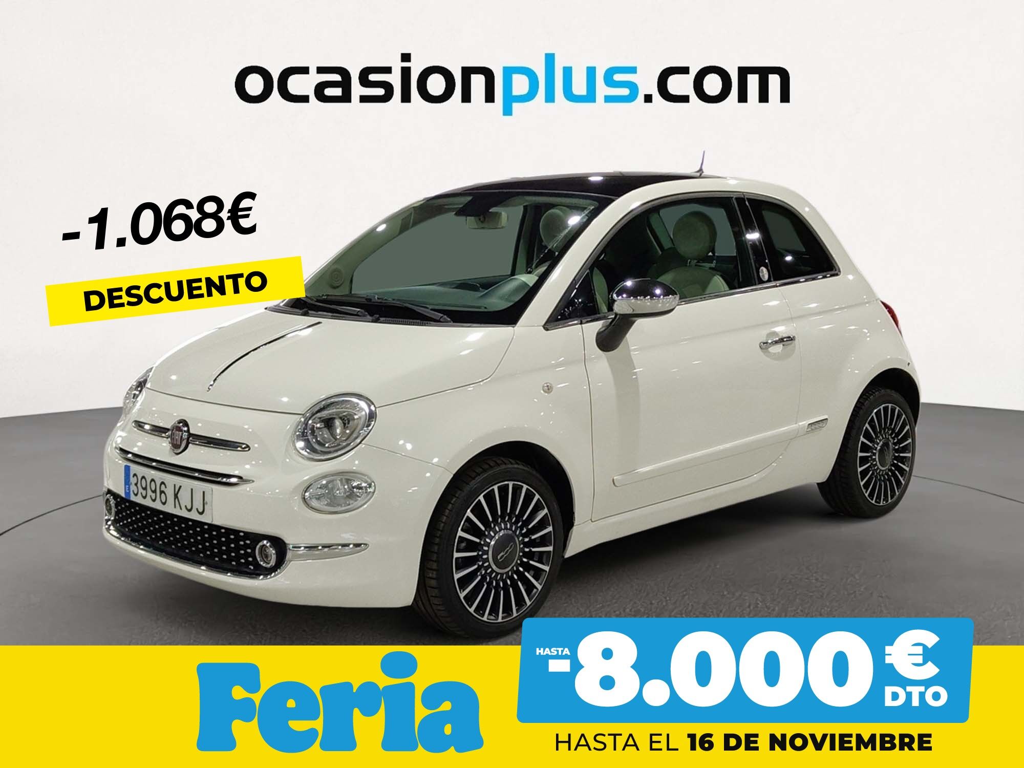 FIAT 500 (1.2 8v Mirror 51 kW (69 CV)) en Madrid