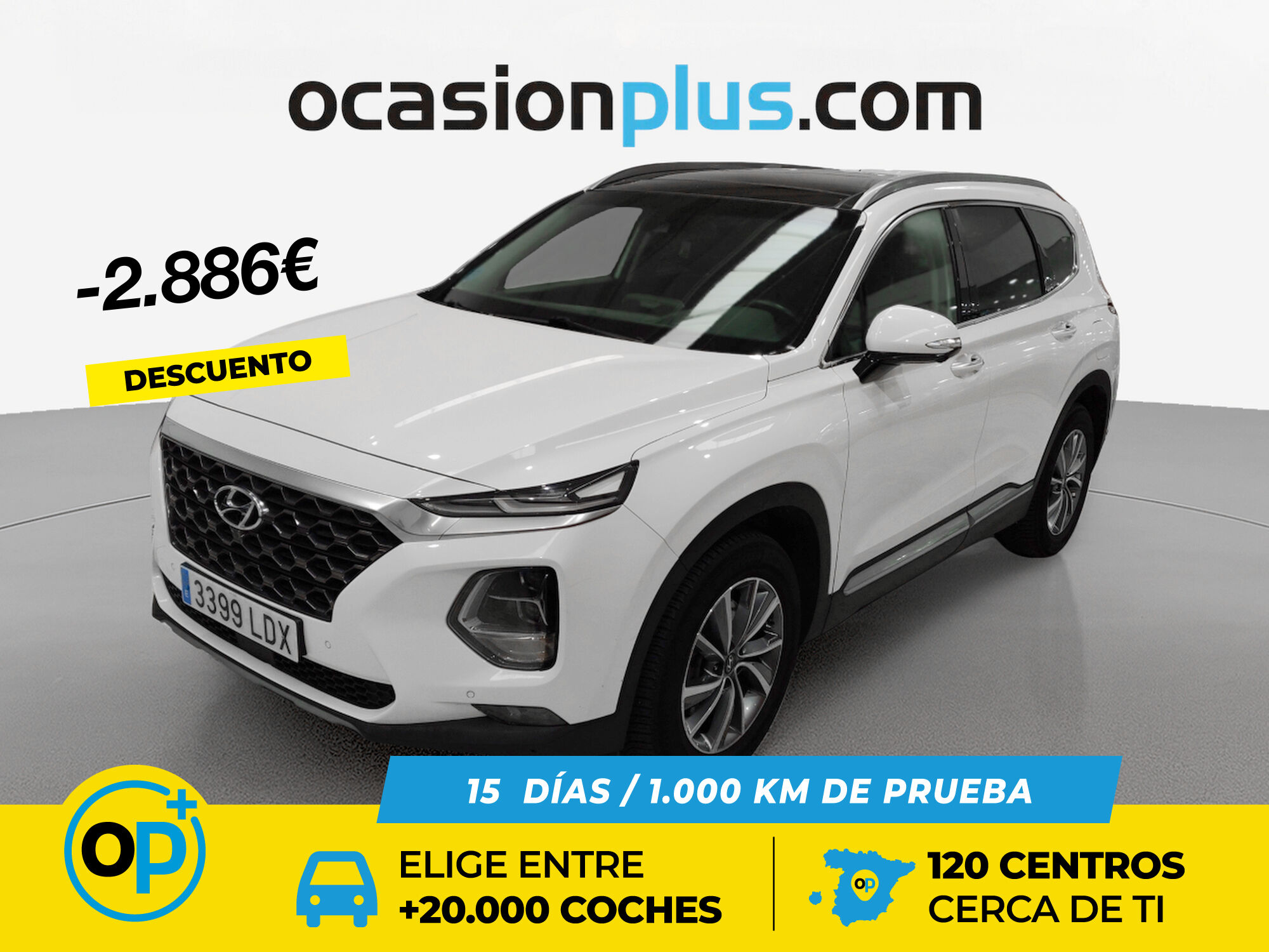 HYUNDAI Santa Fe (2.2 CRDI Style 4x4 Auto 147 kW (200 CV)) en Madrid