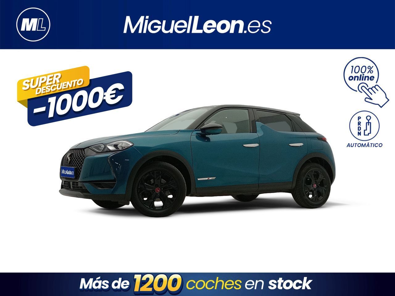 DS DS3 Crossback (PureTech 96kW PERFORMANCE LINE AUTO.) en Palmas, Las