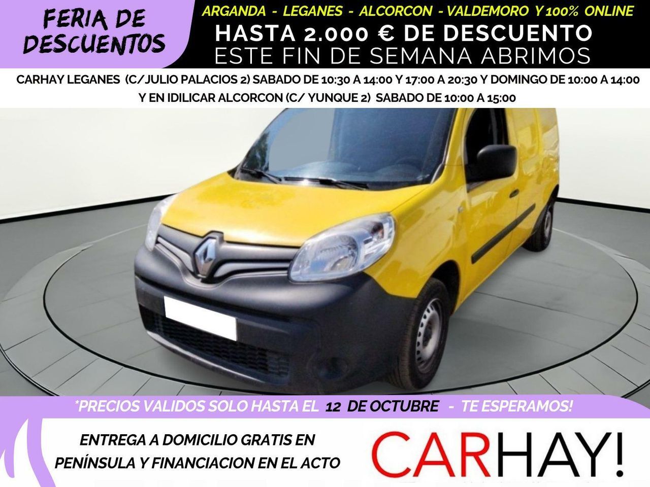 RENAULT Kangoo (EXPRESS Maxi 2p Blue dCi 70 kW (95CV)) en Madrid