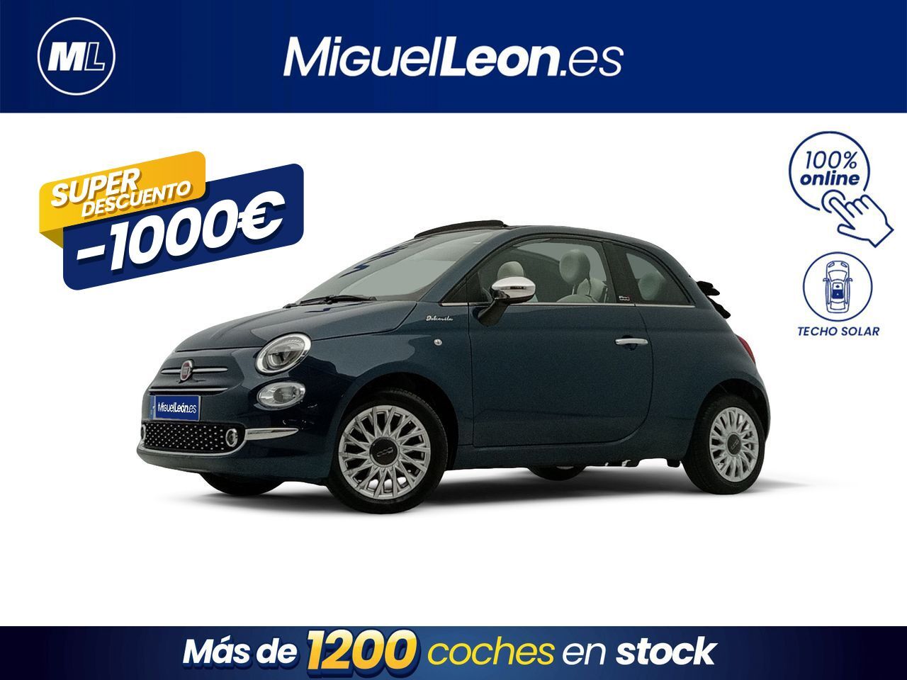 FIAT 500 (Dolcevita 1.0 Hybrid 51KW (70 CV)) en Palmas, Las