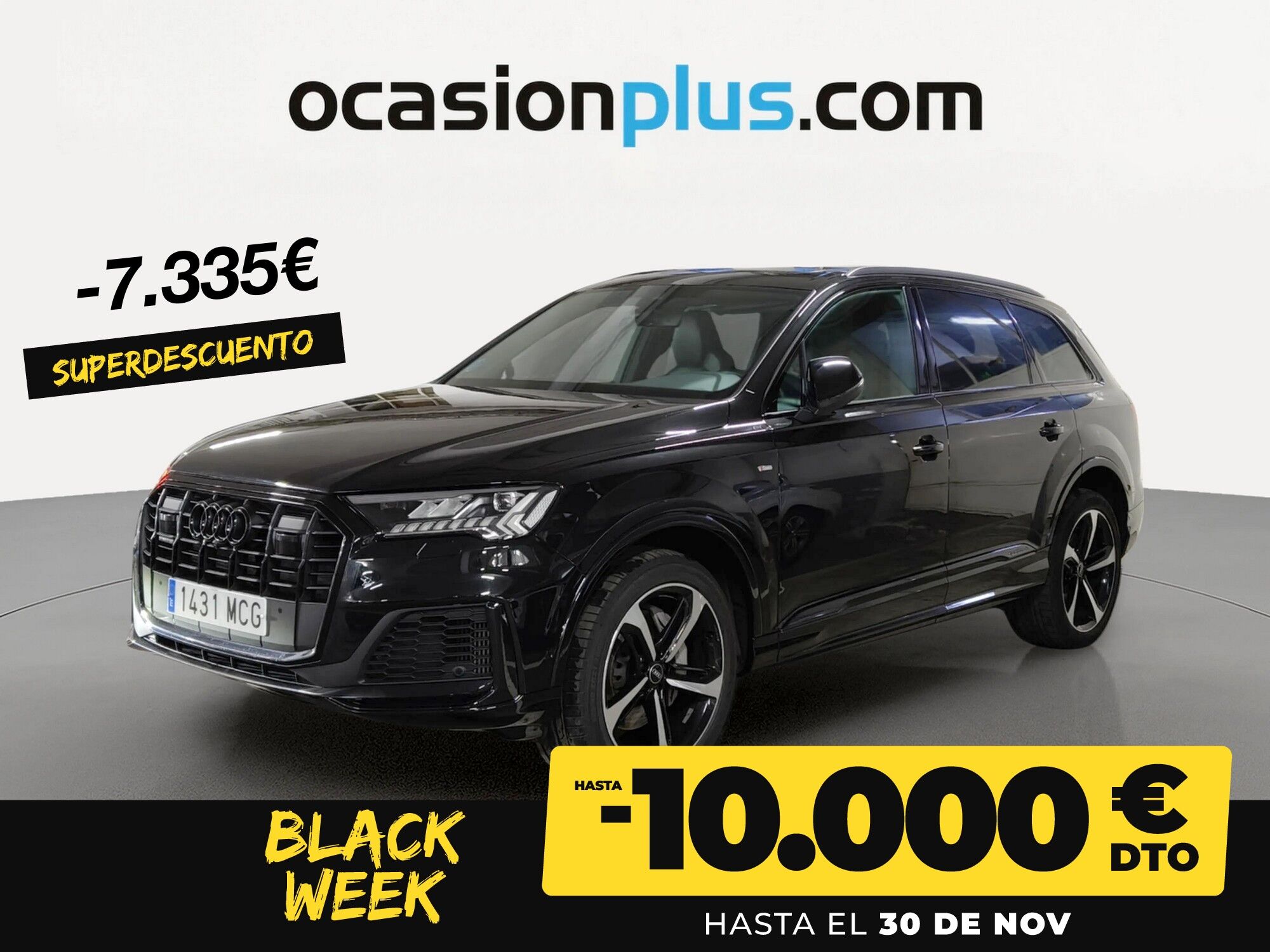 AUDI Q7 (Black Limited 55 TFSI quattro 250 kW (340 CV) Tiptronic) en Madrid