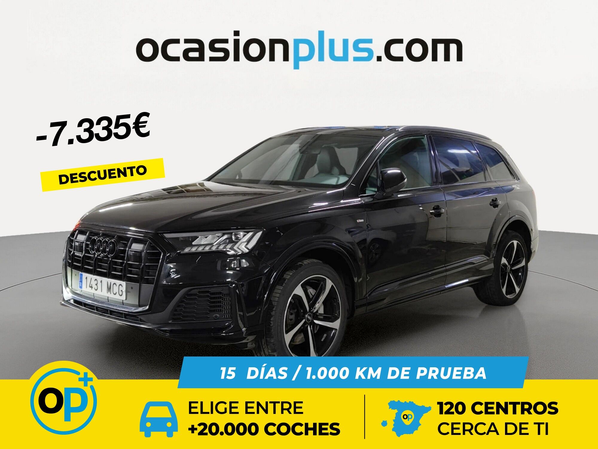 AUDI Q7 (Black Limited 55 TFSI quattro 250 kW (340 CV) Tiptronic) en Madrid