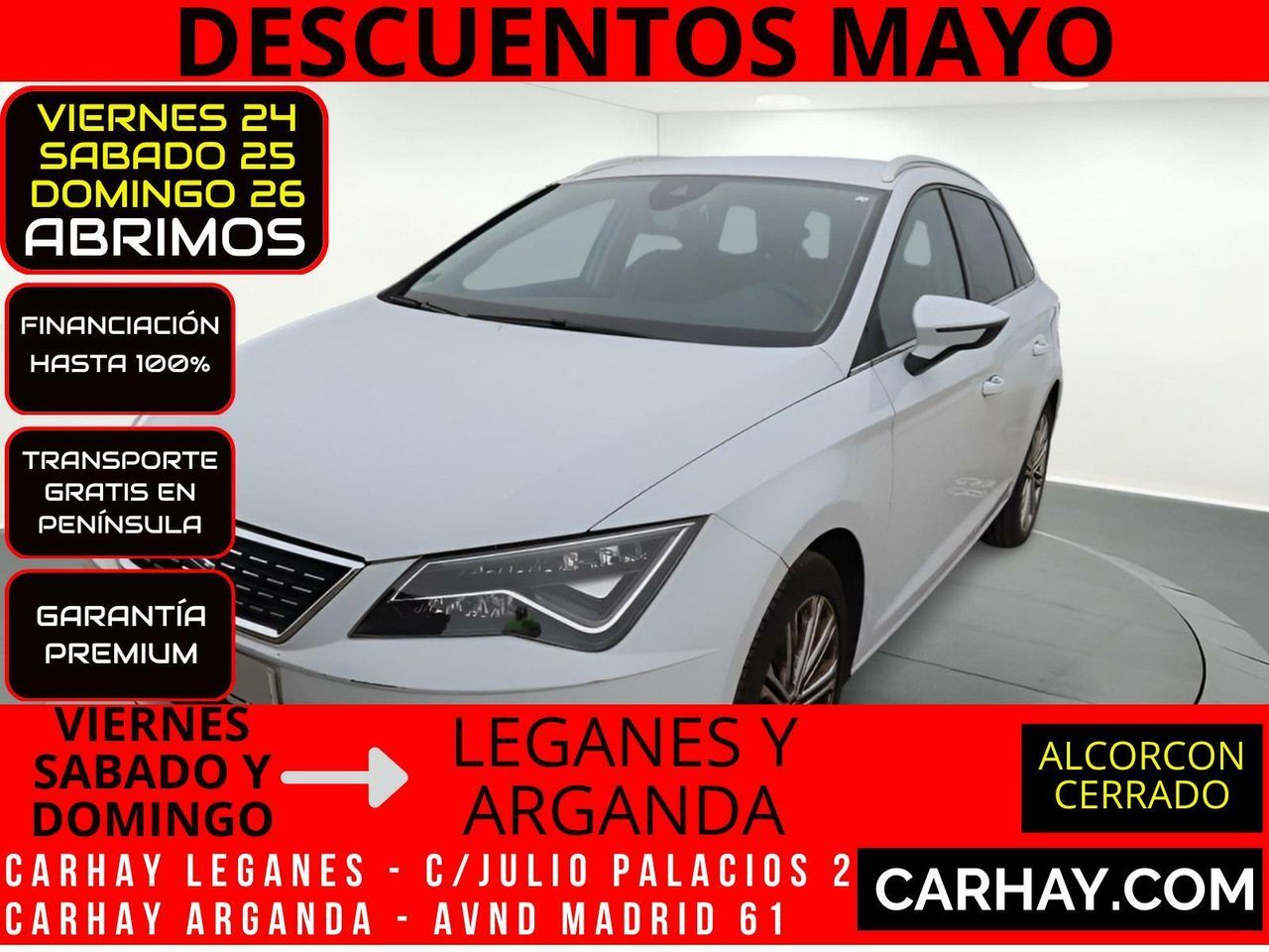 SEAT León (ST 2.0TDI CR S&S Xcellence DSG7 150) en Madrid