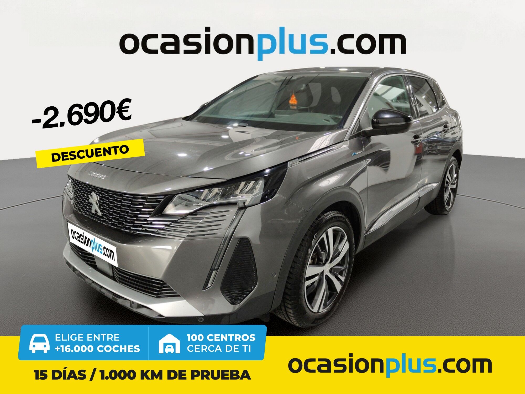 PEUGEOT 3008 (Hybrid 300 Allure Pack e-EAT8 221 kW (300 CV)) en Madrid