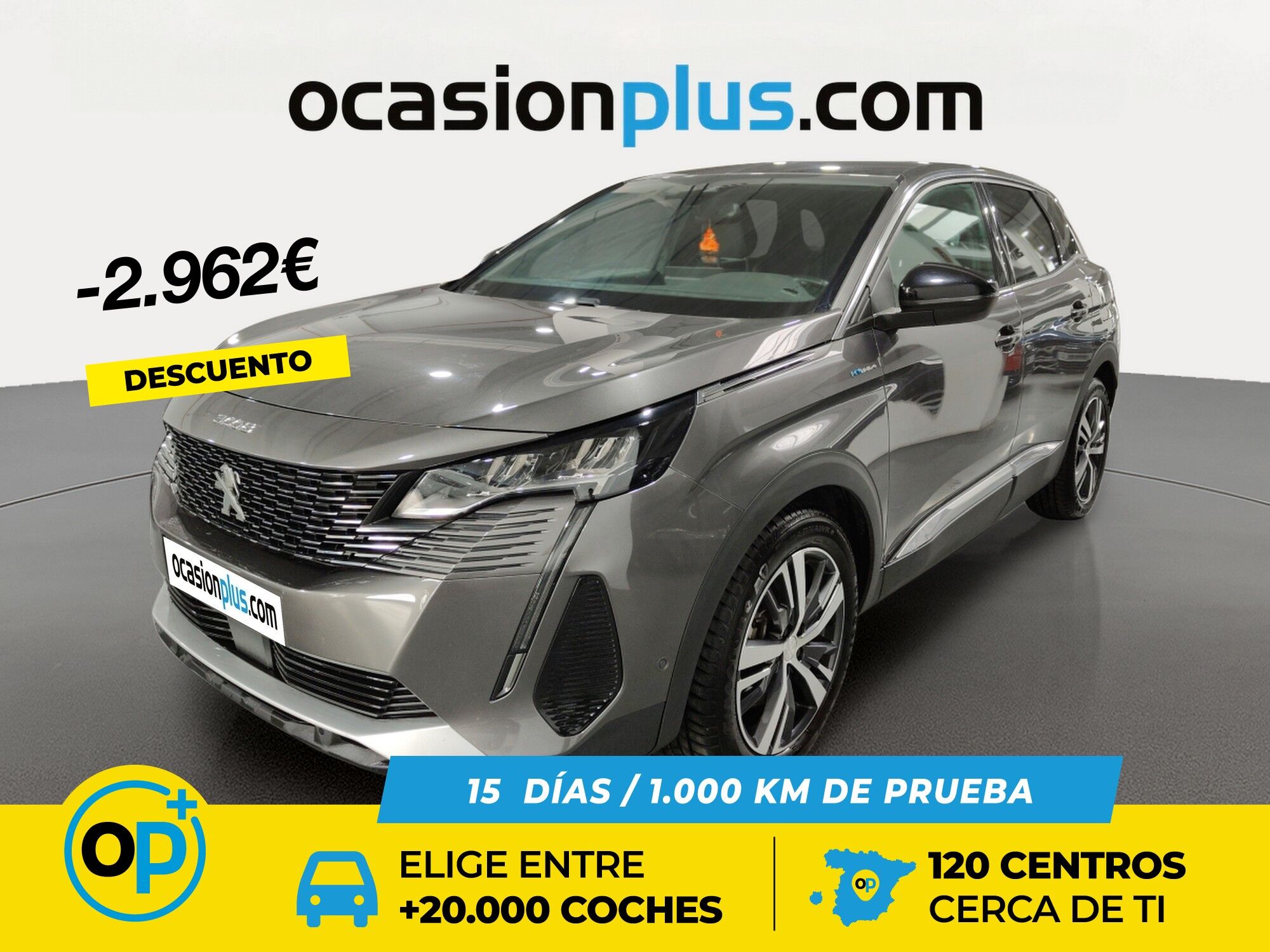 PEUGEOT 3008 (Hybrid 300 Allure Pack e-EAT8 221 kW (300 CV)) en Madrid