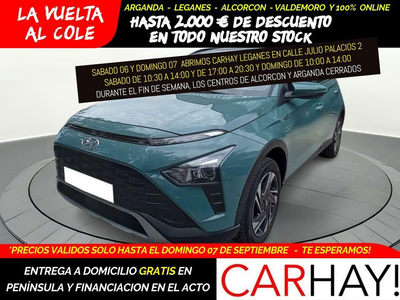 HYUNDAI Bayon (1.0 TGDI 48V SELECT 100) en Madrid