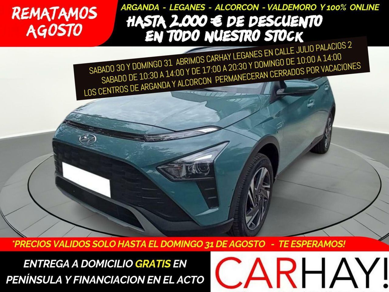 HYUNDAI Bayon (1.0 TGDI 48V SELECT 100) en Madrid