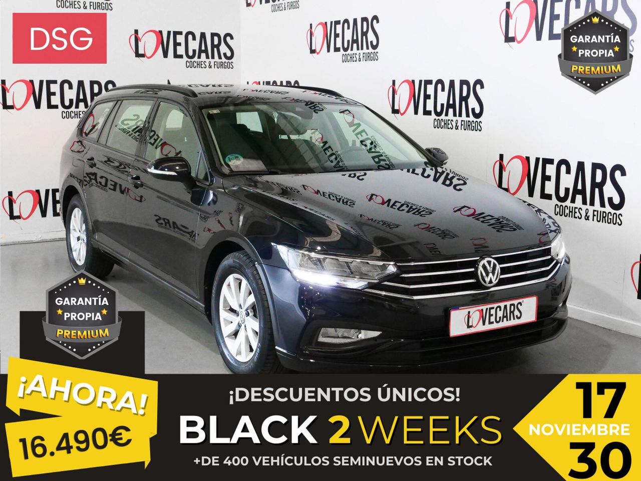 VOLKSWAGEN Passat (Variant 1.6 TDI 88kW (120CV) DSG) en Pontevedra