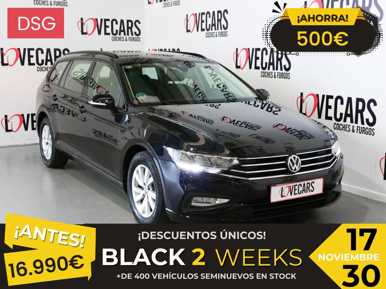 VOLKSWAGEN Passat (Variant 1.6 TDI 88kW (120CV) DSG) en Pontevedra