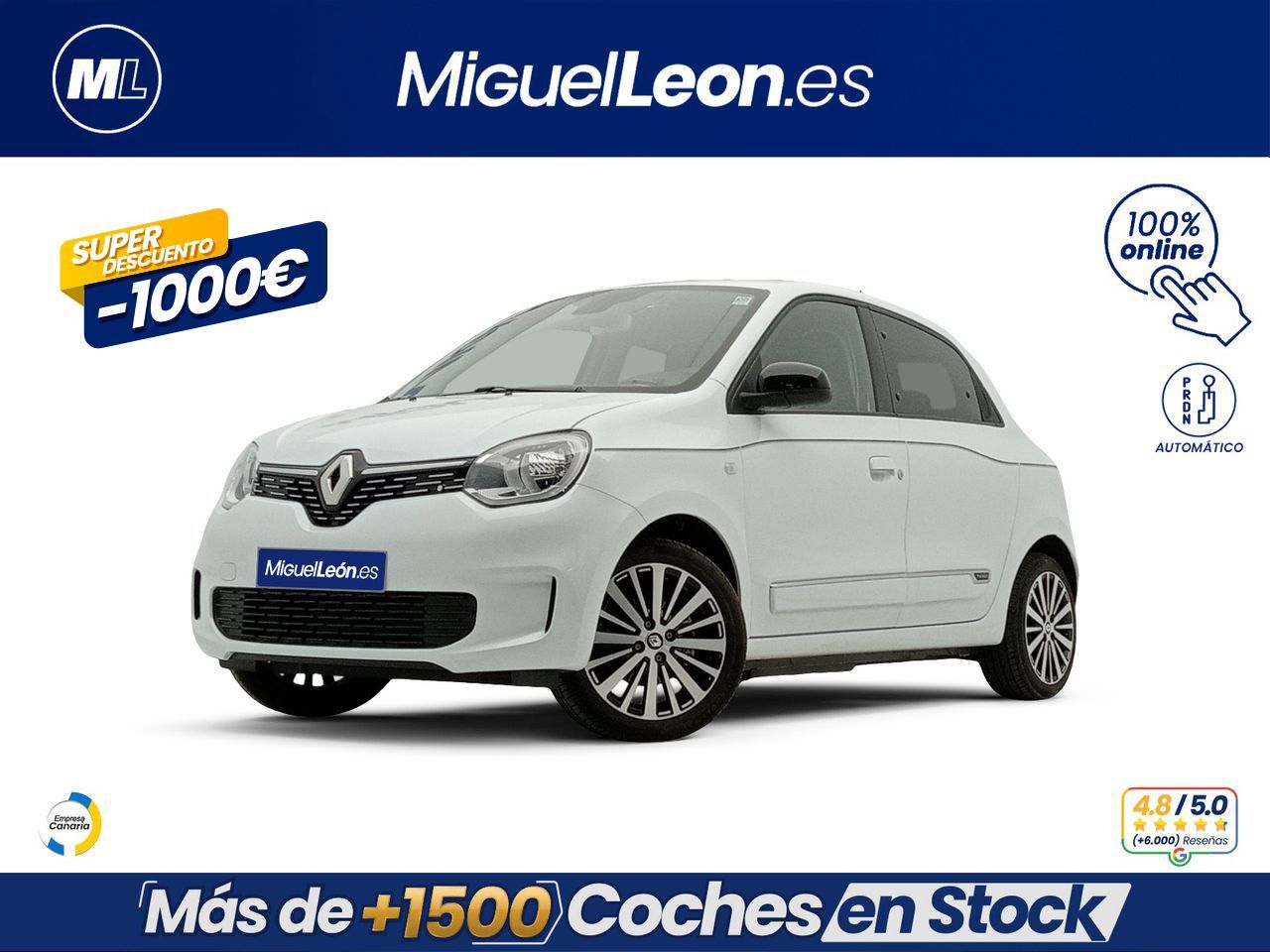 RENAULT Twingo (Techno 60 kW R80 batería 20kWh) en Palmas, Las