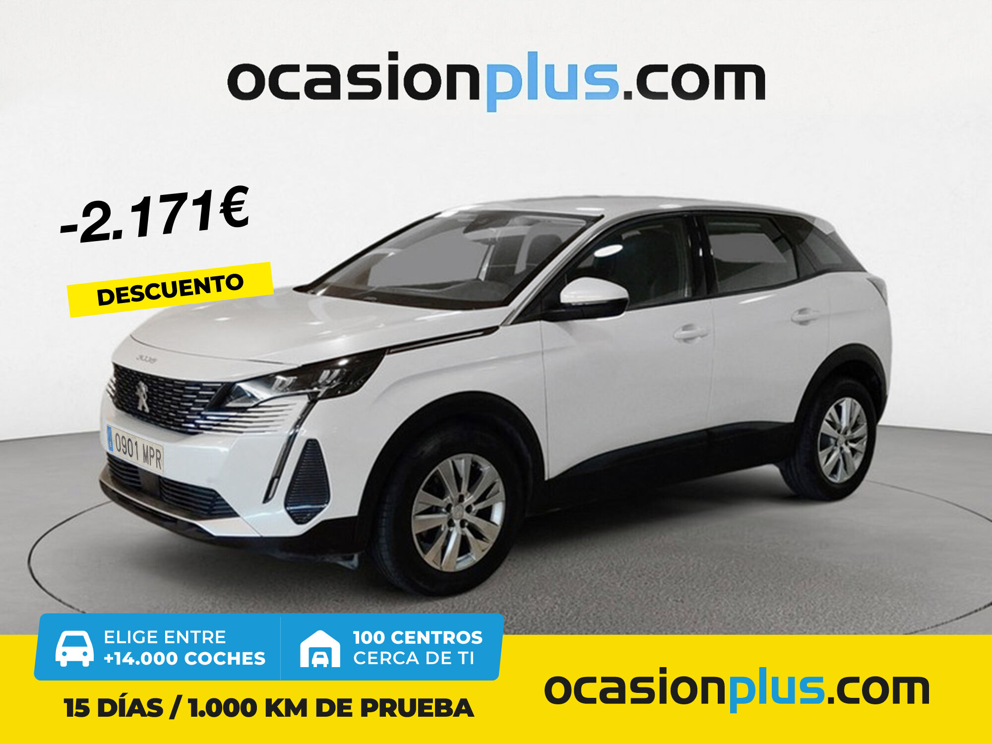PEUGEOT 3008 (BlueHDi 130 S&S Active Pack EAT8 96 kW (130 CV)) en Madrid