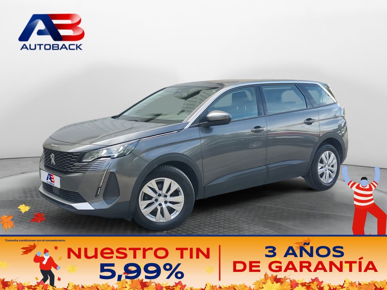 PEUGEOT 5008 (1.5 BlueHDi 96kW (130CV) S&S Active Pack) en Madrid