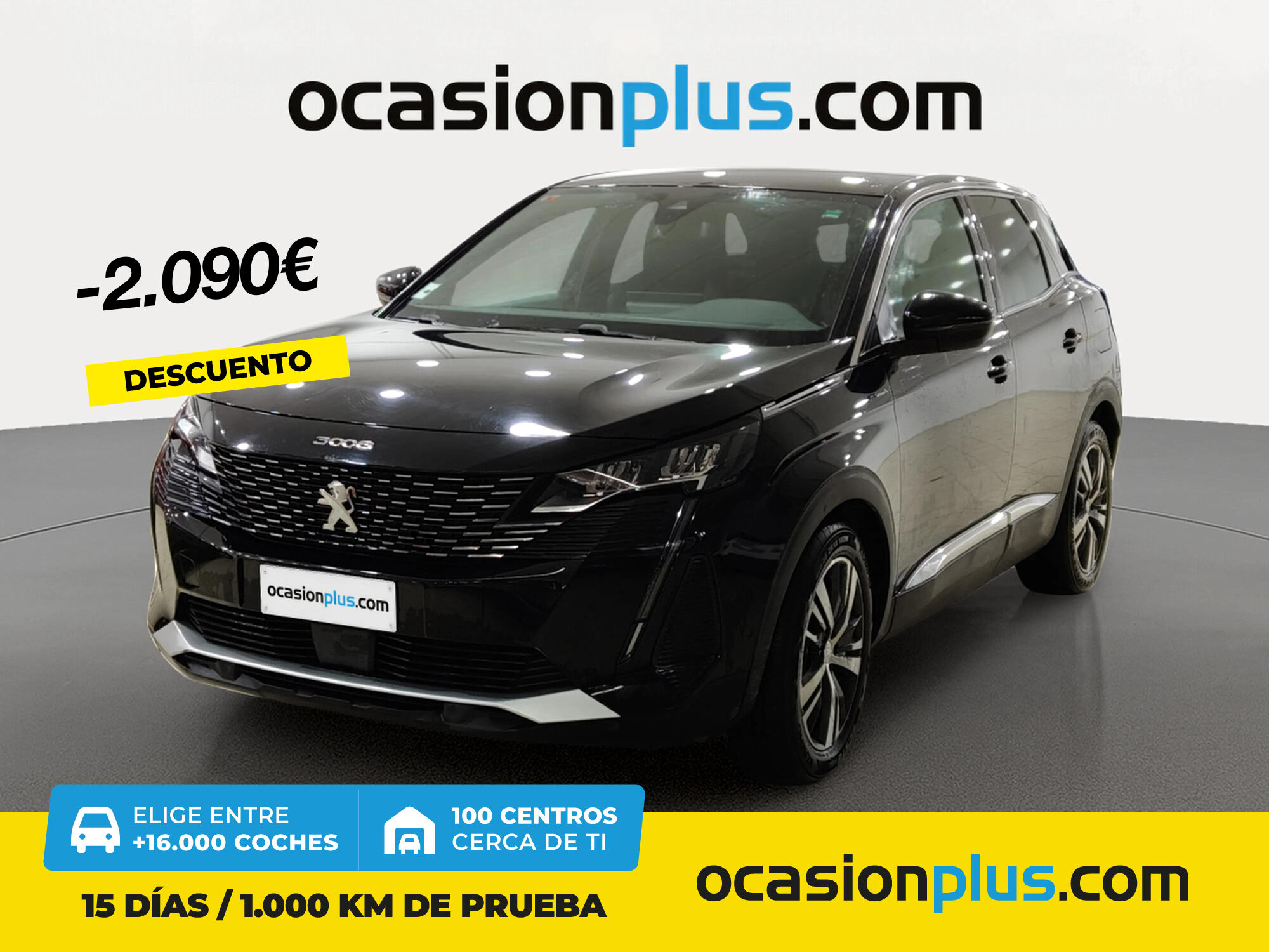 PEUGEOT 3008 (Hybrid 300 Allure Pack e-EAT8 221 kW (300 CV)) en Madrid