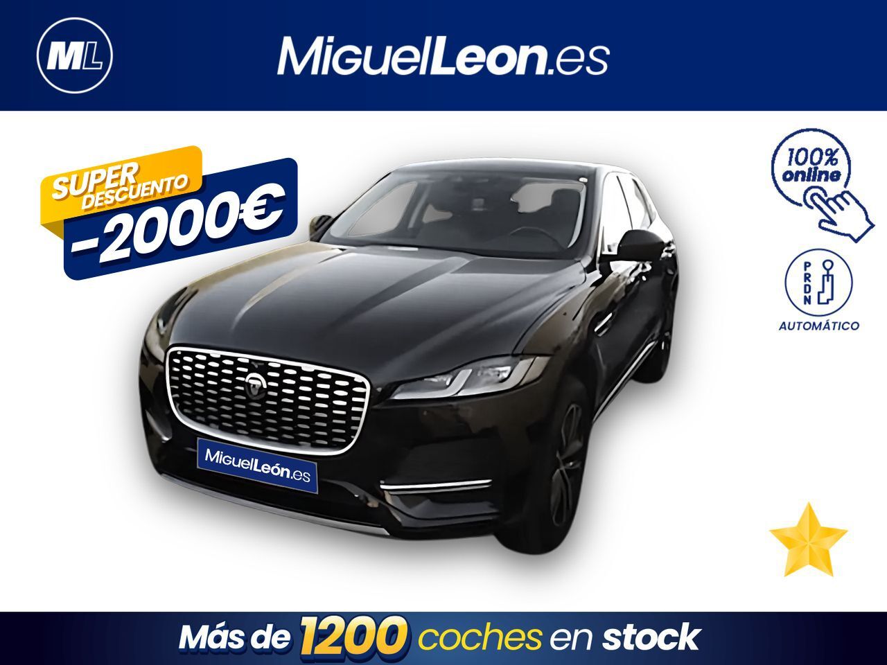 JAGUAR F-Pace (2.0D I4 204PS AWD Auto MHEV Standard 5 Puertas) en Palmas, L