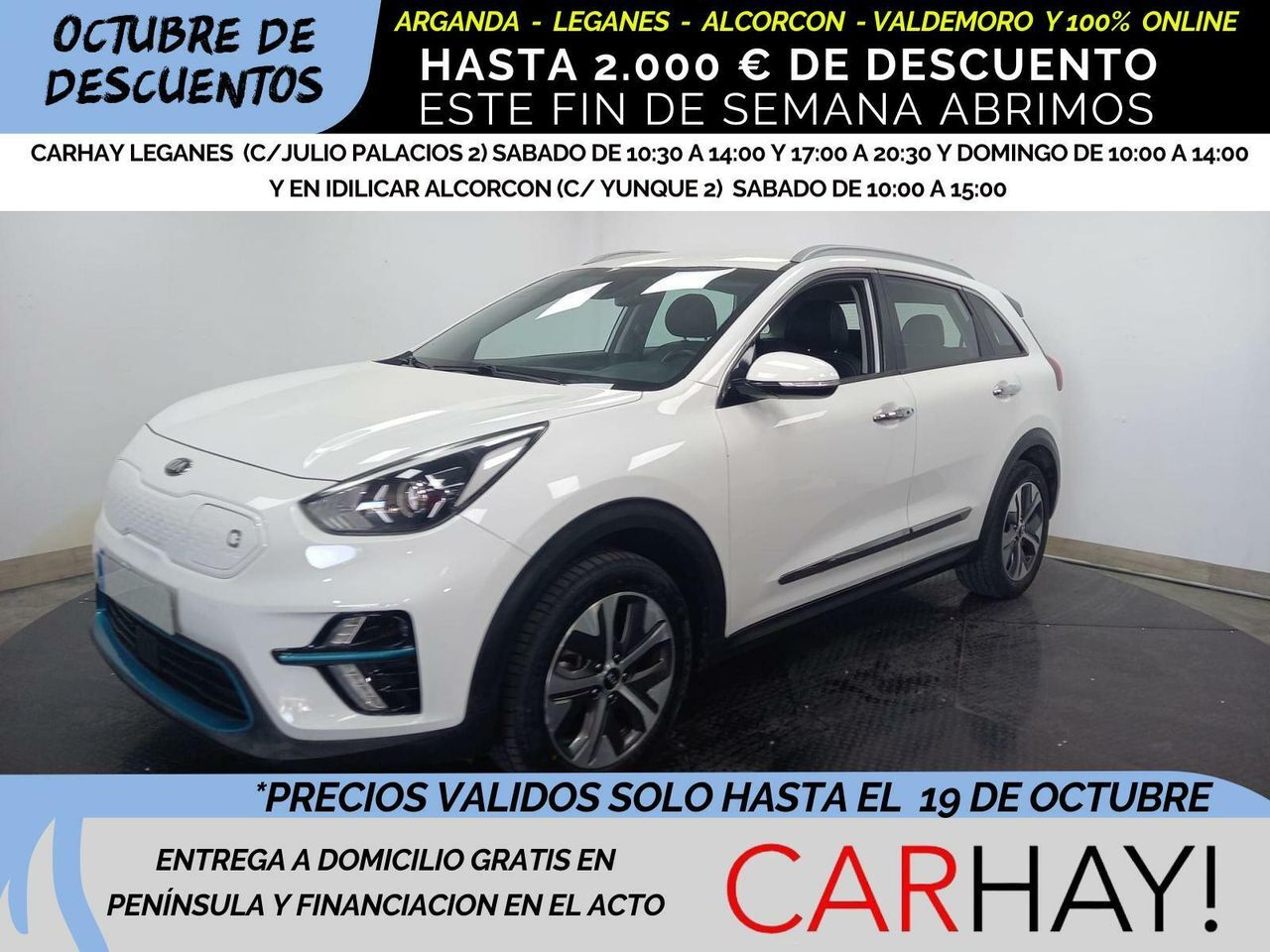 KIA Niro (DRIVE 205CV - 460KM AUTONOMIA) en Madrid