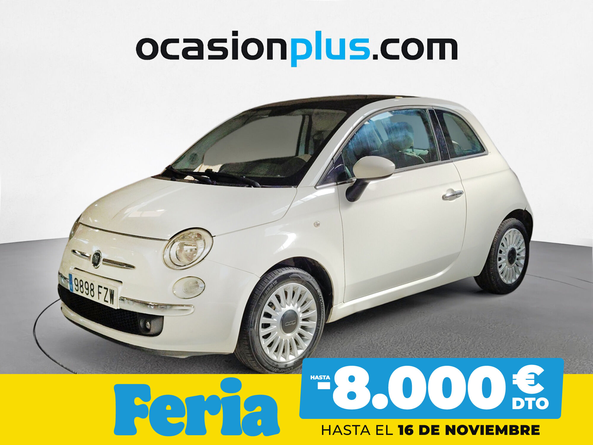 FIAT 500 (1.2 8v Lounge 51 kW (69 CV)) en Madrid