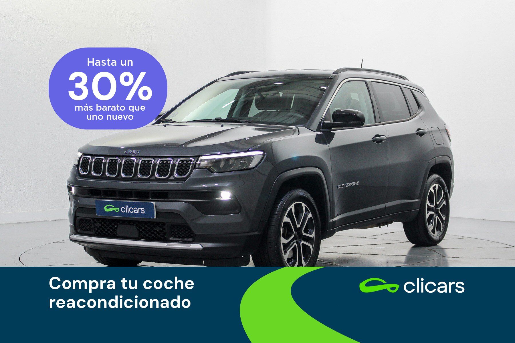 JEEP Compass (Compass 1.3 PHEV Limited EAWD Aut. 190) en Madrid