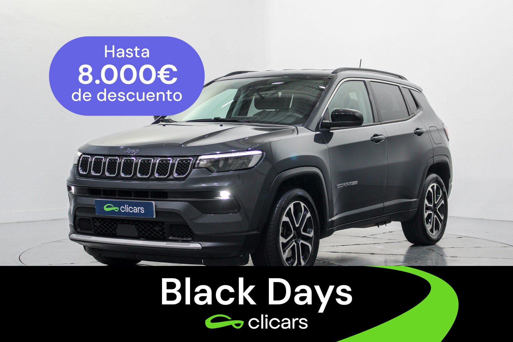 JEEP Compass (Compass 1.3 PHEV Limited EAWD Aut. 190) en Madrid