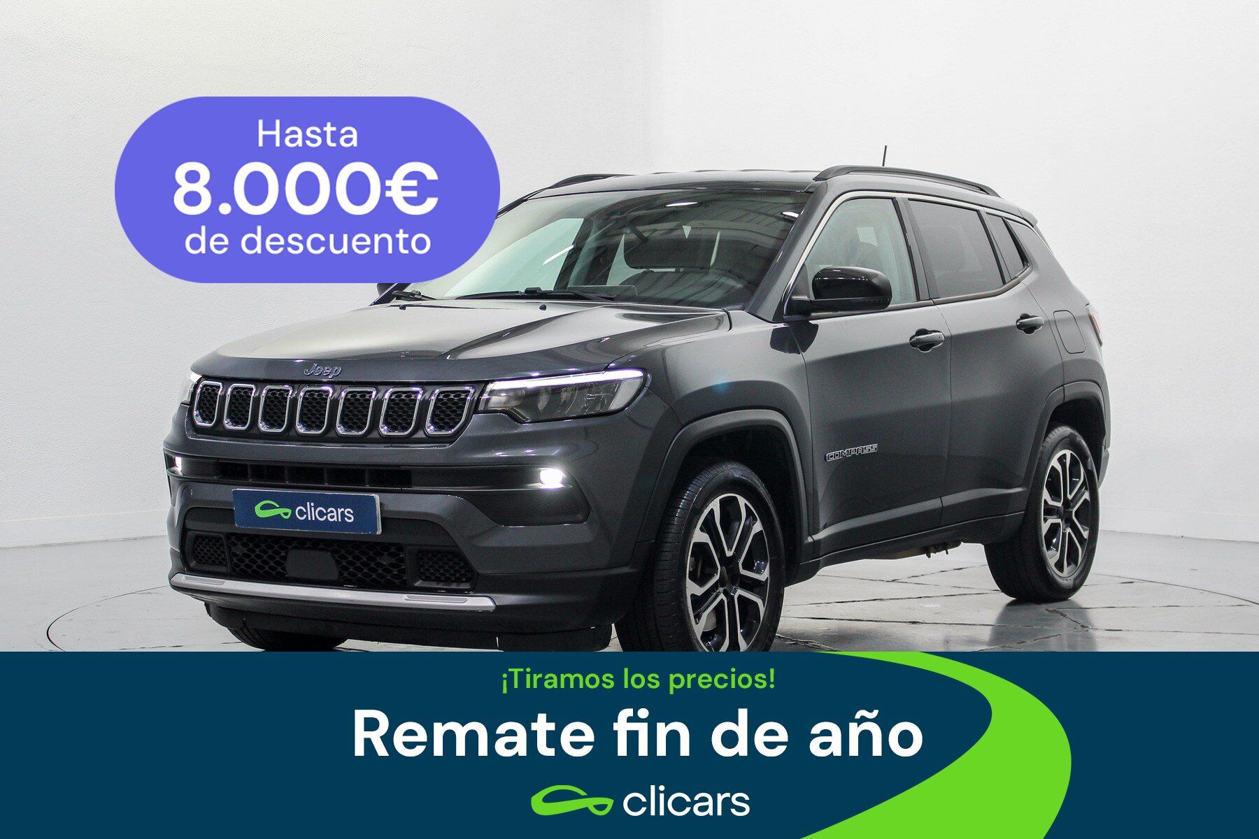 JEEP Compass (Compass 1.3 PHEV Limited EAWD Aut. 190) en Madrid