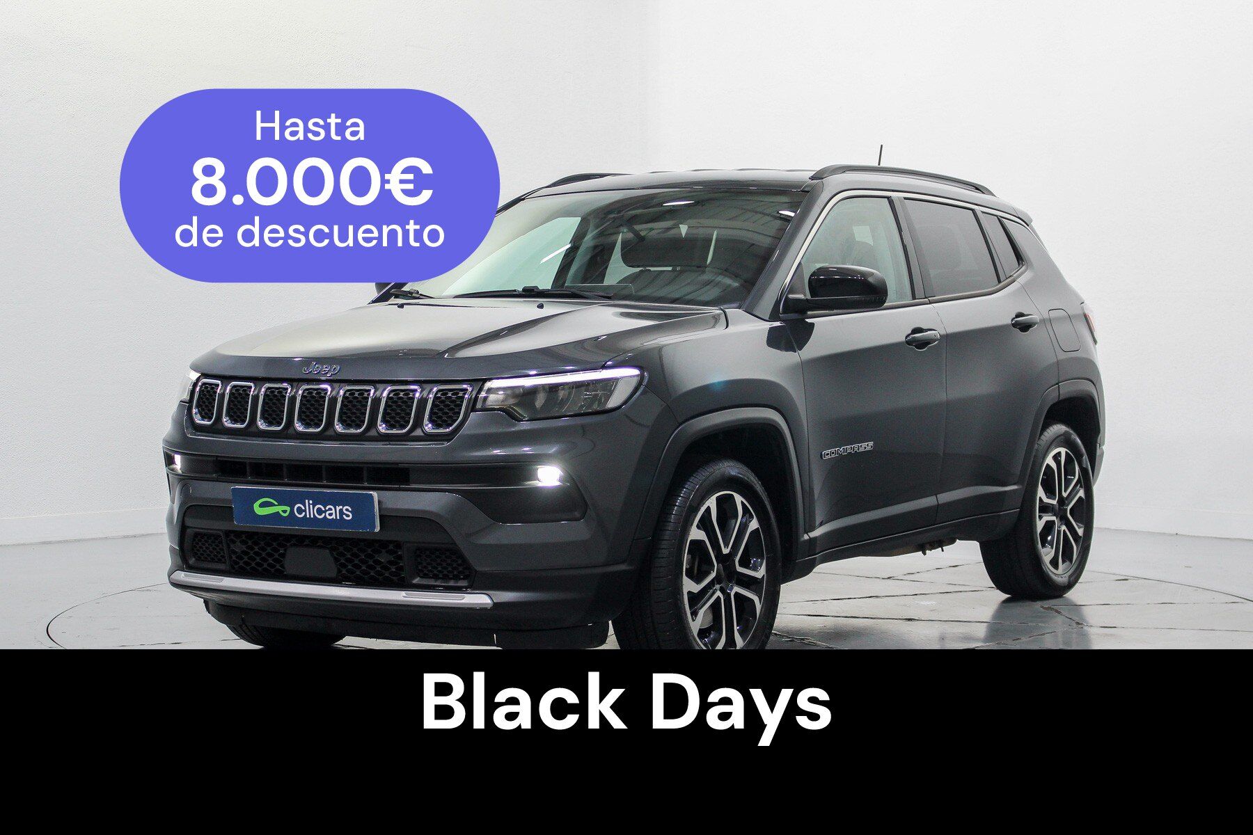 JEEP Compass (Compass 1.3 PHEV Limited EAWD Aut. 190) en Madrid