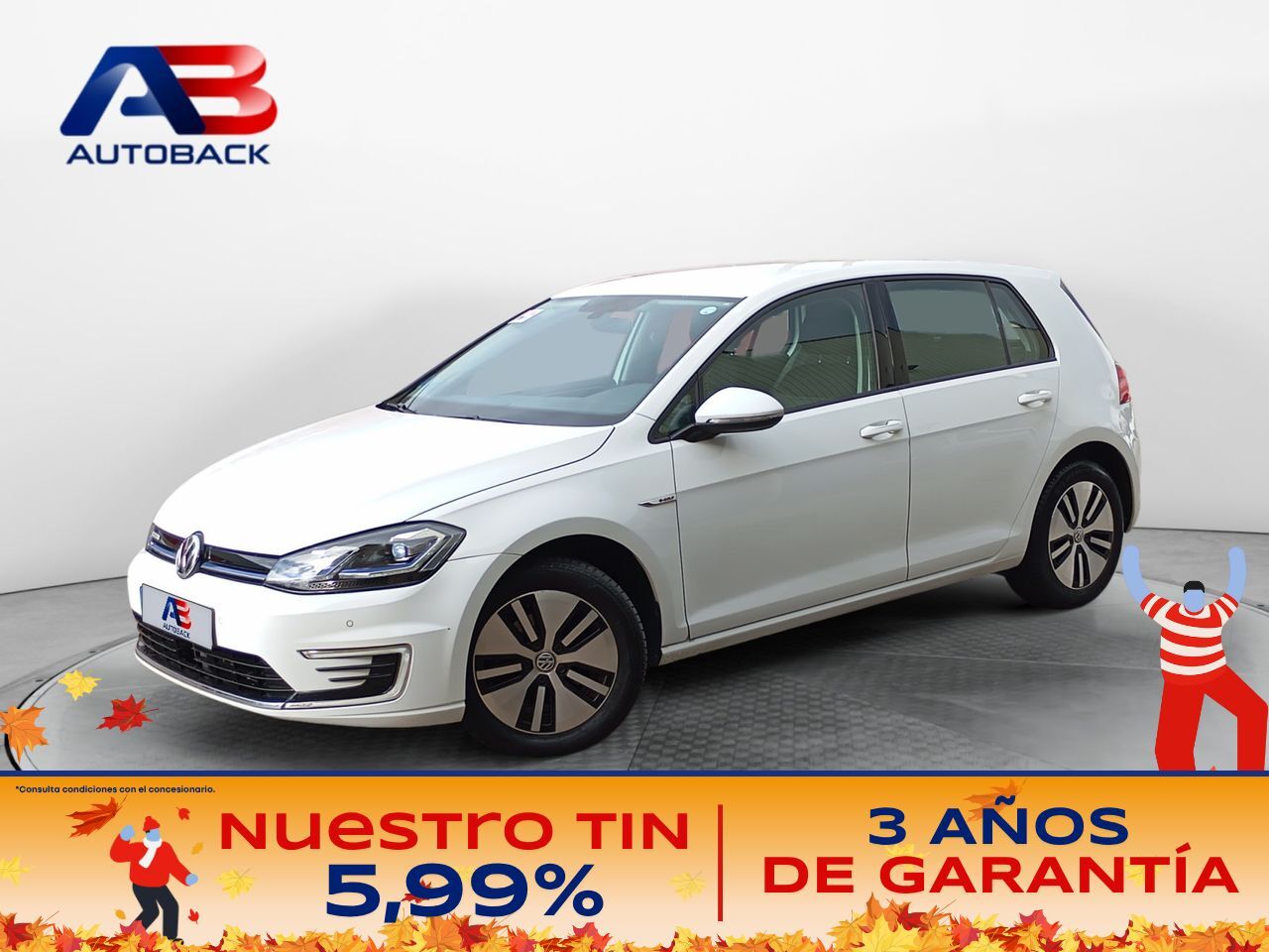 VOLKSWAGEN Golf (e-Golf ePower 100 kW (136CV)) en Madrid