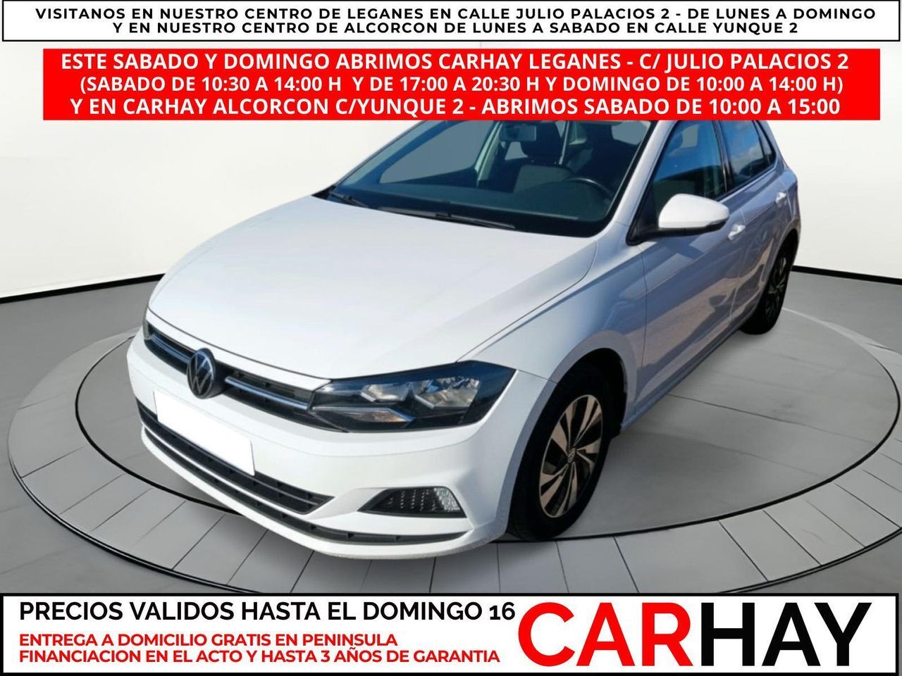 VOLKSWAGEN Polo (ADVANCE 1.0 TSI 70KW (95CV)) en Madrid