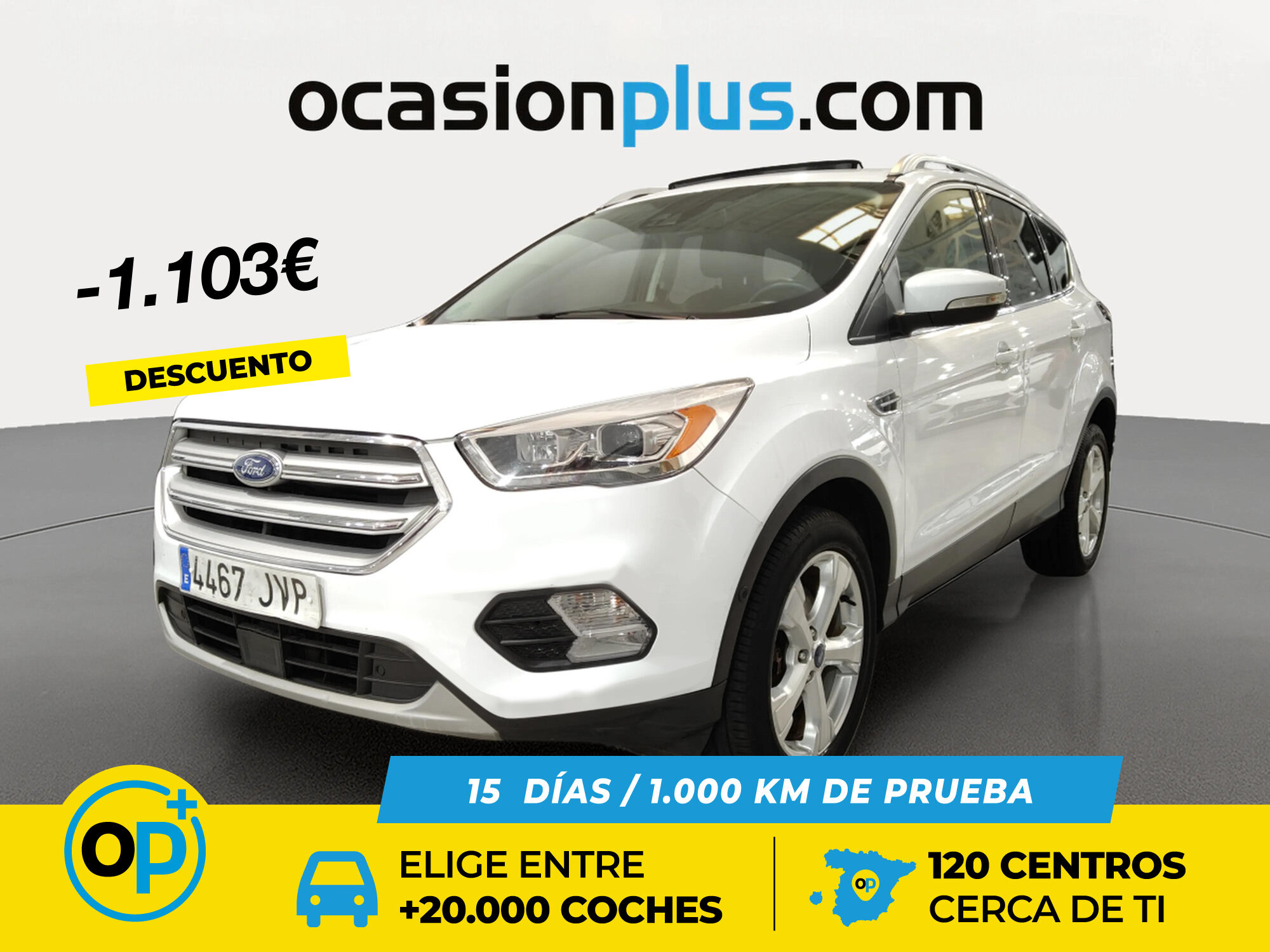 FORD Kuga (2.0 TDCI S&S Titanium 4x2 88 kW (120 CV)) en Madrid