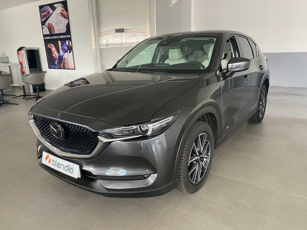 MAZDA CX-5 (2.2 ZENITH CRUISE+ROOF+WHITE LEATHER AT 4WD 175 CV) en Cantabri