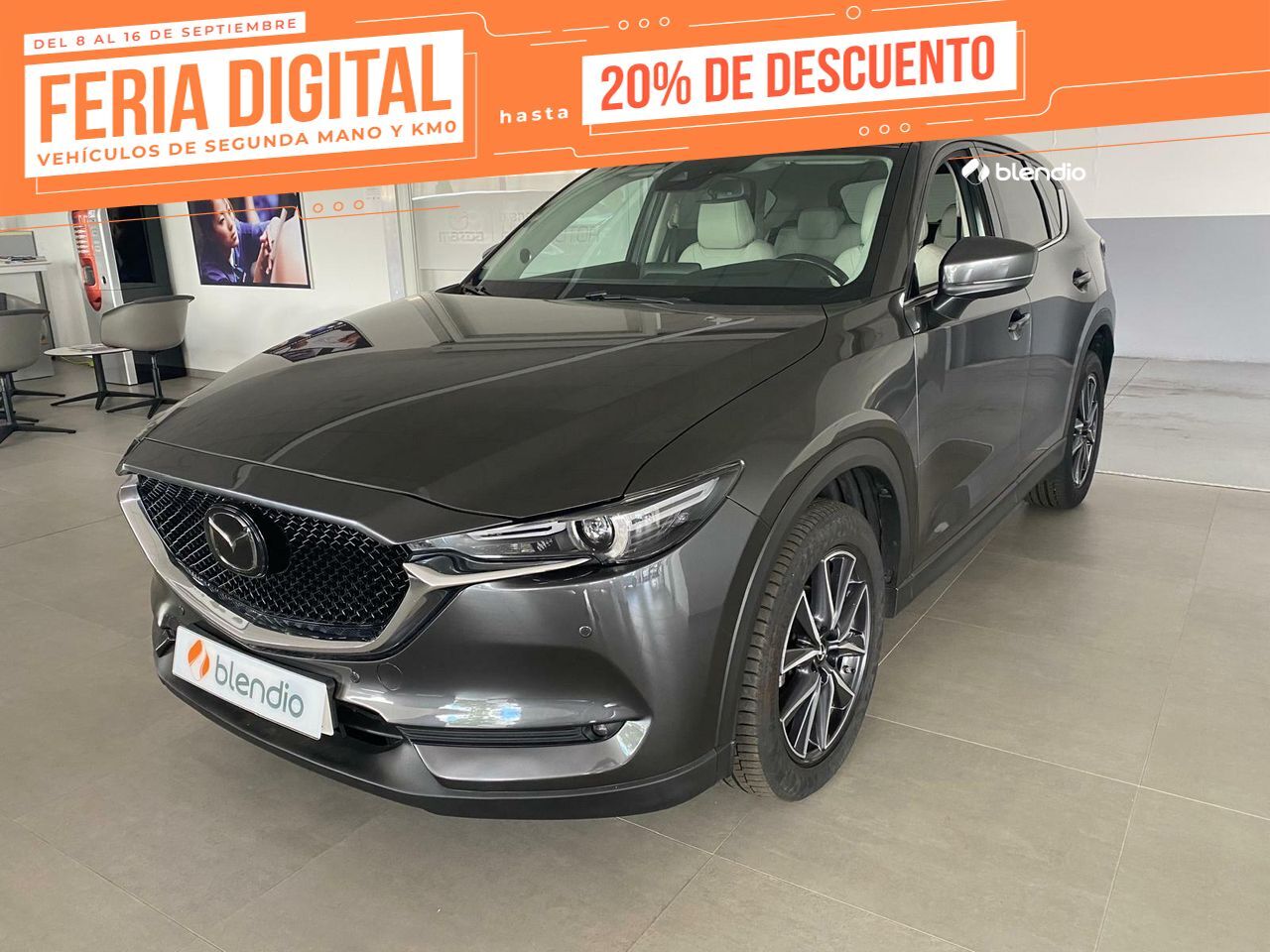 MAZDA CX-5 (2.2 ZENITH CRUISE+ROOF+WHITE LEATHER AT 4WD 175 CV) en Cantabri