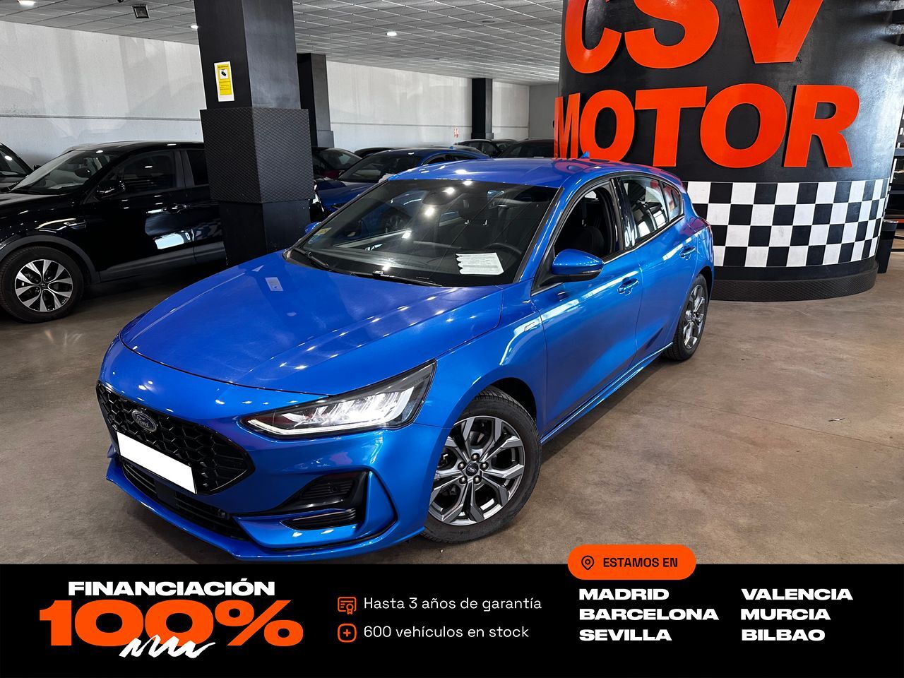 FORD Focus (1.0 Ecoboost MHEV 92kW ST-Line) en Madrid