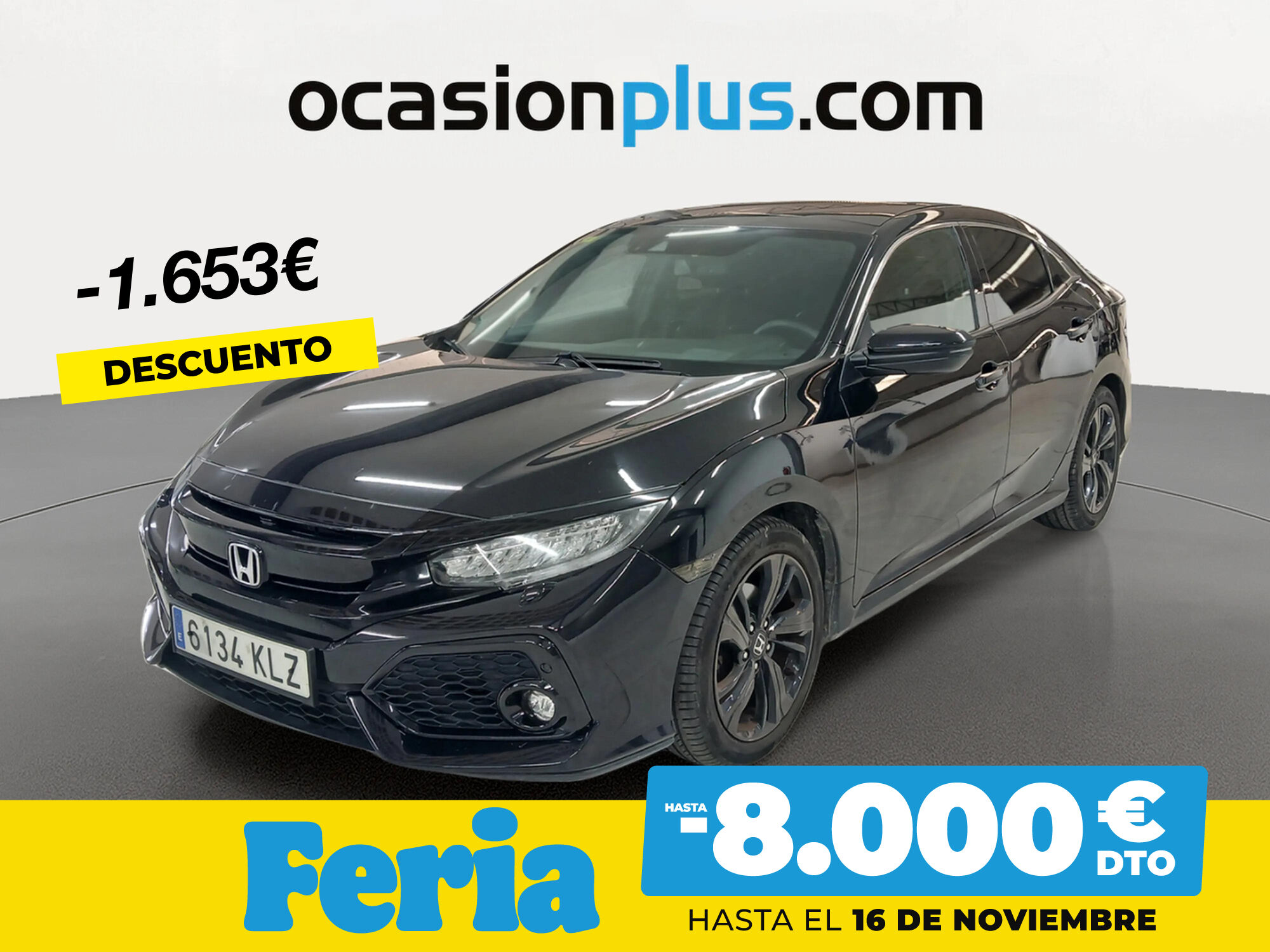 HONDA Civic (1.6 i-DTEC Executive 88 kW (120 CV)) en Madrid