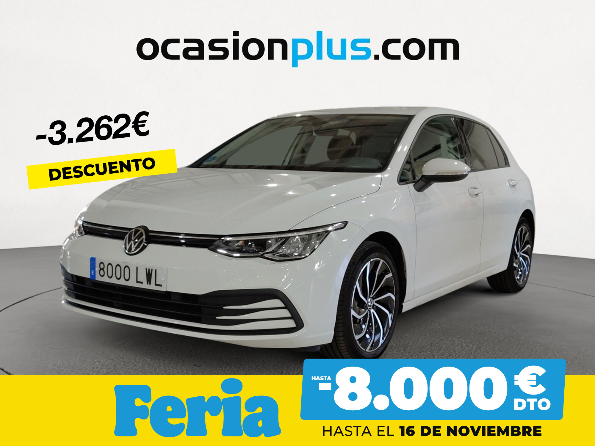 VOLKSWAGEN Golf (Life 1.5 eTSI 110 kW (150 CV) DSG) en Madrid