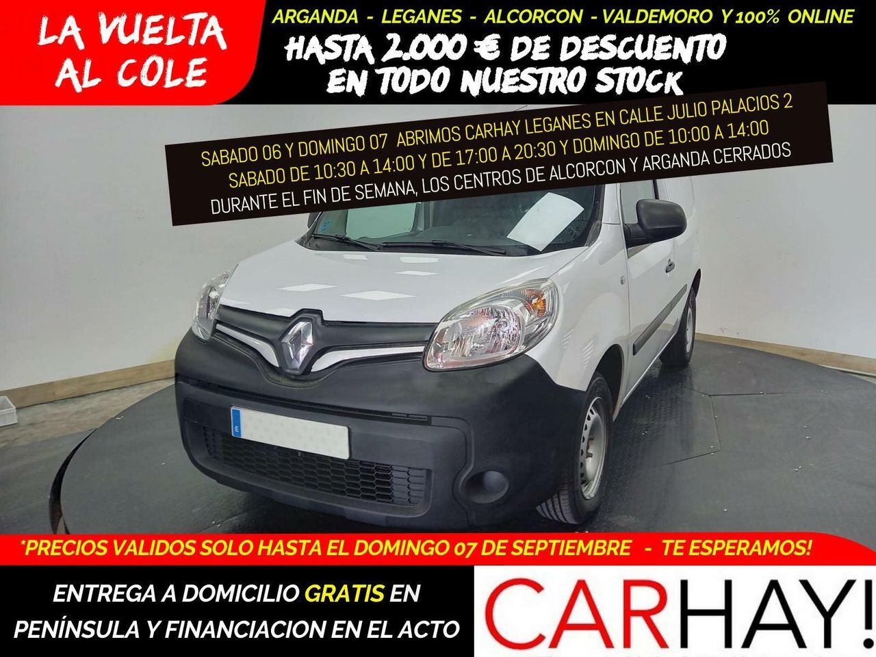 RENAULT Kangoo (PROFESSIONAL 1.5 DCI 75CV MT5 E6) en Madrid