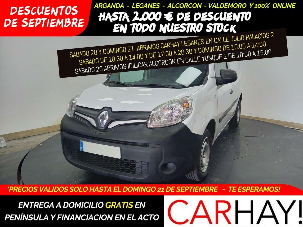RENAULT Kangoo (PROFESSIONAL 1.5 DCI 75CV MT5 E6) en Madrid