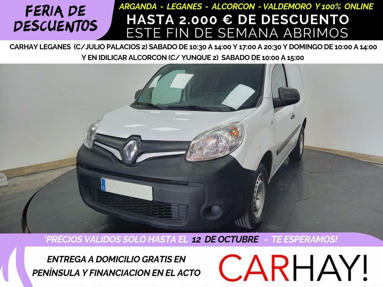 RENAULT Kangoo (PROFESSIONAL 1.5 DCI 75CV MT5 E6) en Madrid