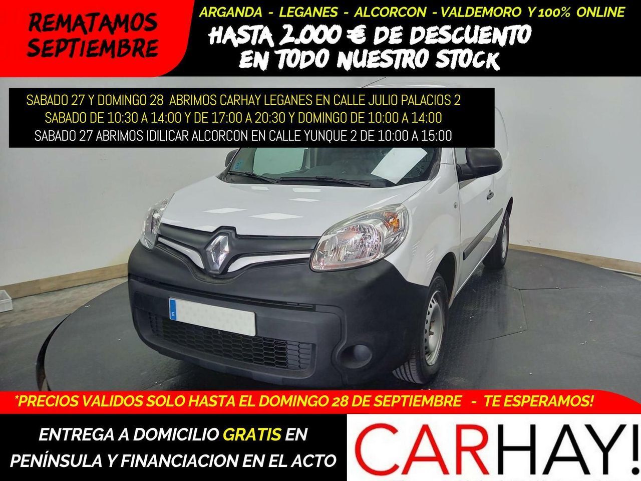 RENAULT Kangoo (PROFESSIONAL 1.5 DCI 75CV MT5 E6) en Madrid