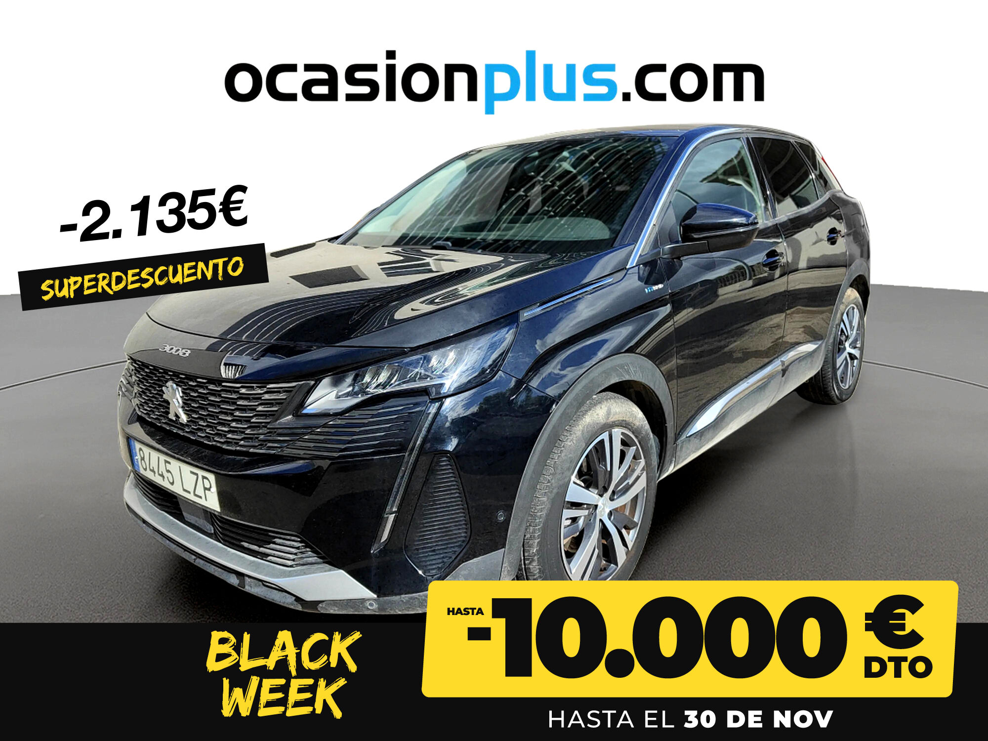 PEUGEOT 3008 (Hybrid 225 Allure Pack e-EAT8 165 kW (225 CV)) en Madrid
