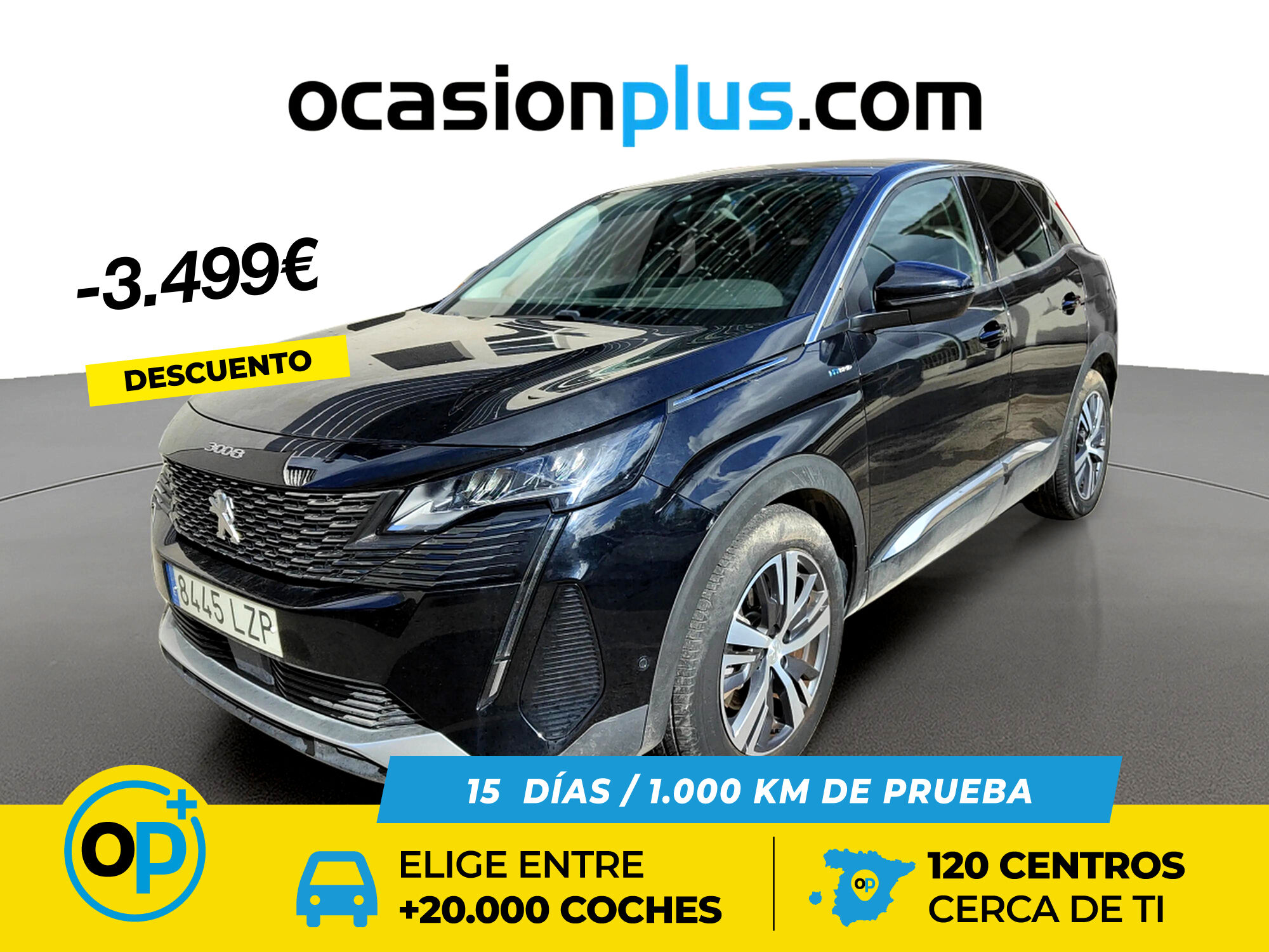 PEUGEOT 3008 (Hybrid 225 Allure Pack e-EAT8 165 kW (225 CV)) en Madrid