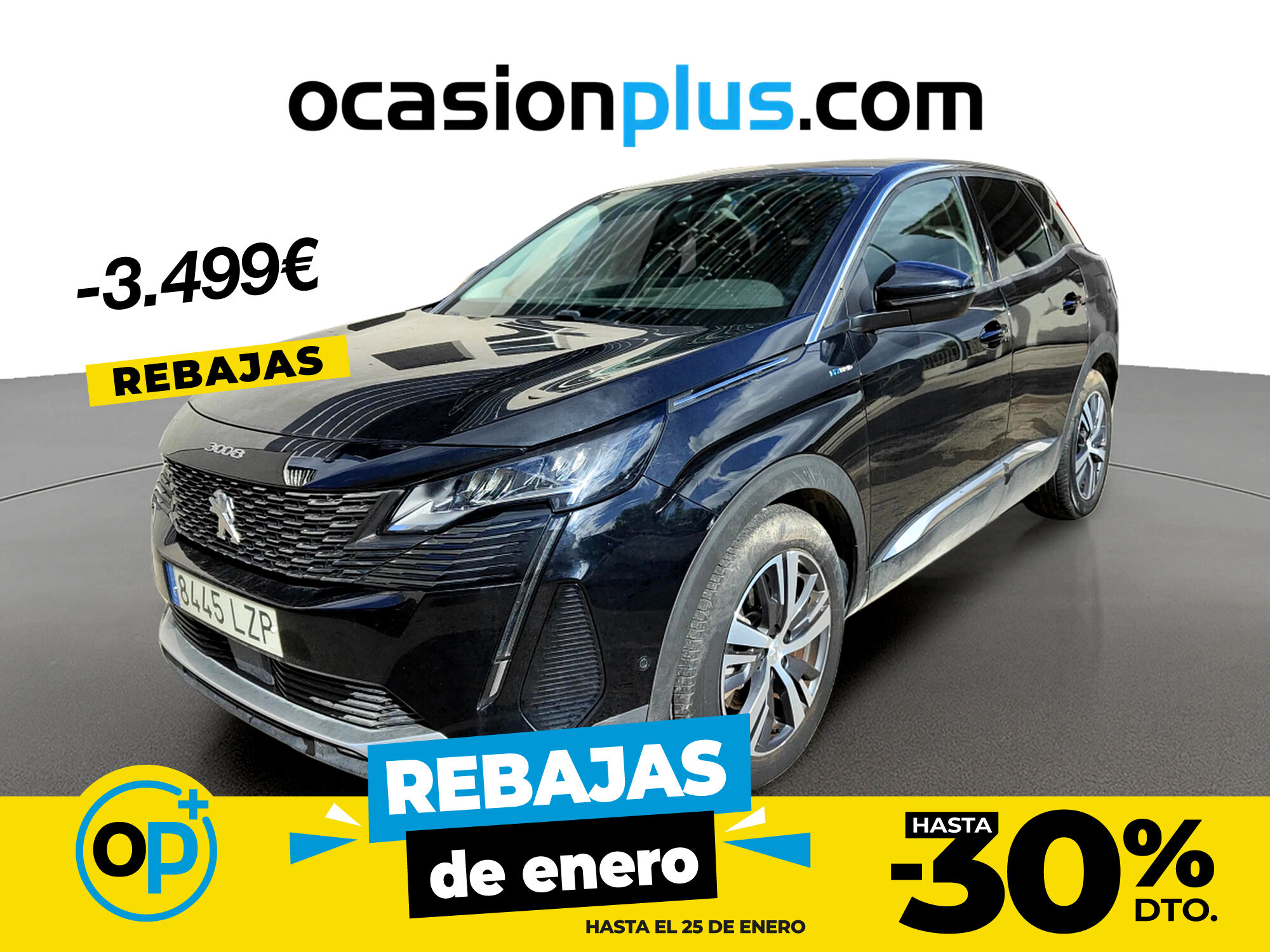 PEUGEOT 3008 (Hybrid 225 Allure Pack e-EAT8 165 kW (225 CV)) en Madrid