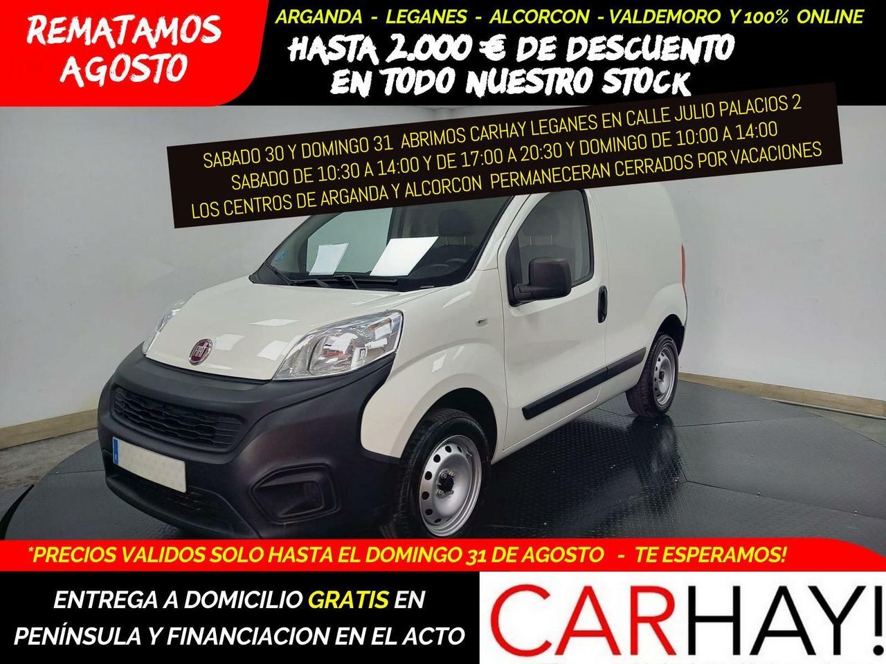 FIAT Fiorino (CARGO KASTEN 1.4 NATURAL POWER 57KW) en Madrid
