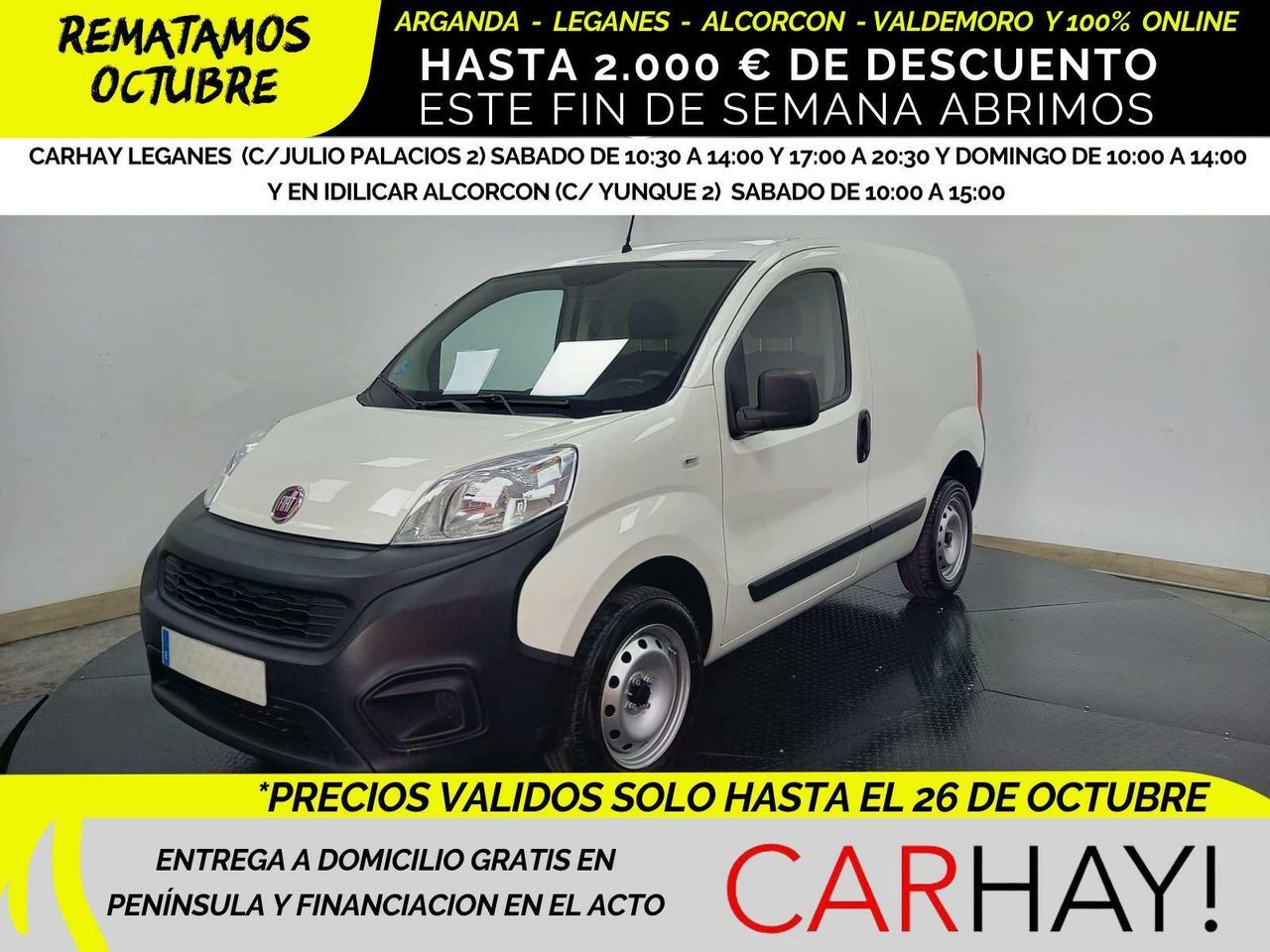FIAT Fiorino (CARGO KASTEN 1.4 NATURAL POWER GNC) en Madrid