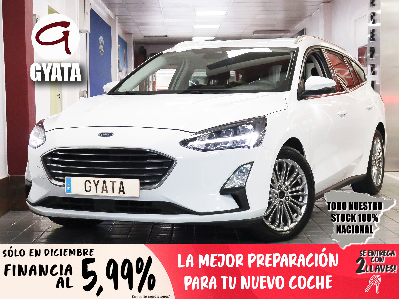 FORD Focus (SportBreak 1.5 Ecoblue Titanium Auto 88 kW (120 CV)) en Madrid