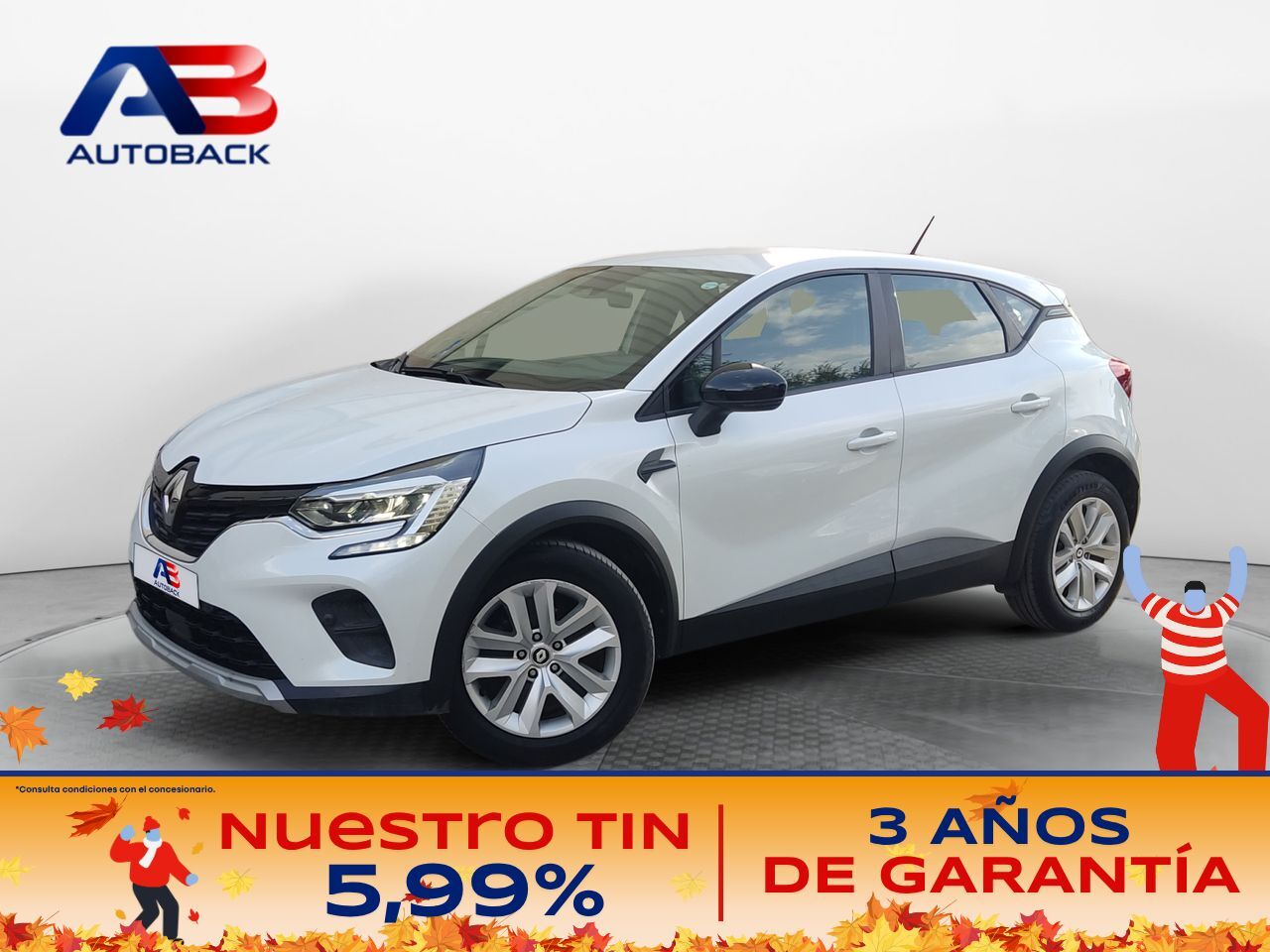 RENAULT Captur (Intens TCe 74kW (100CV) GLP) en Madrid