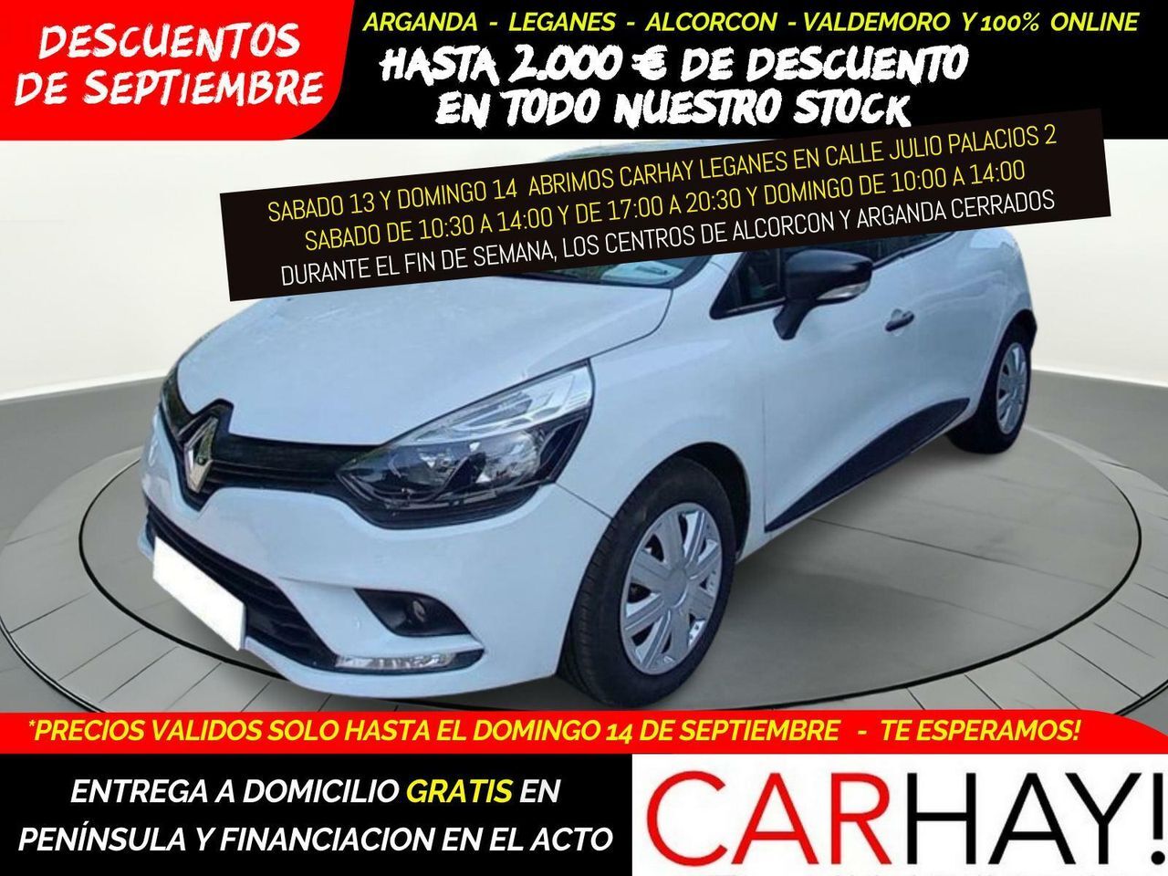 RENAULT Clio (Business Energy TCe 66kW (90CV) GLP) en Madrid